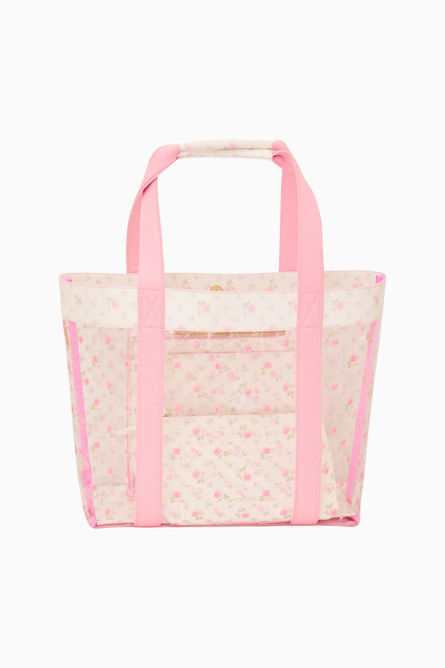 Marjorie Ditsy Floral PVC Tote Marjorie Ditsy Floral PVC Tote