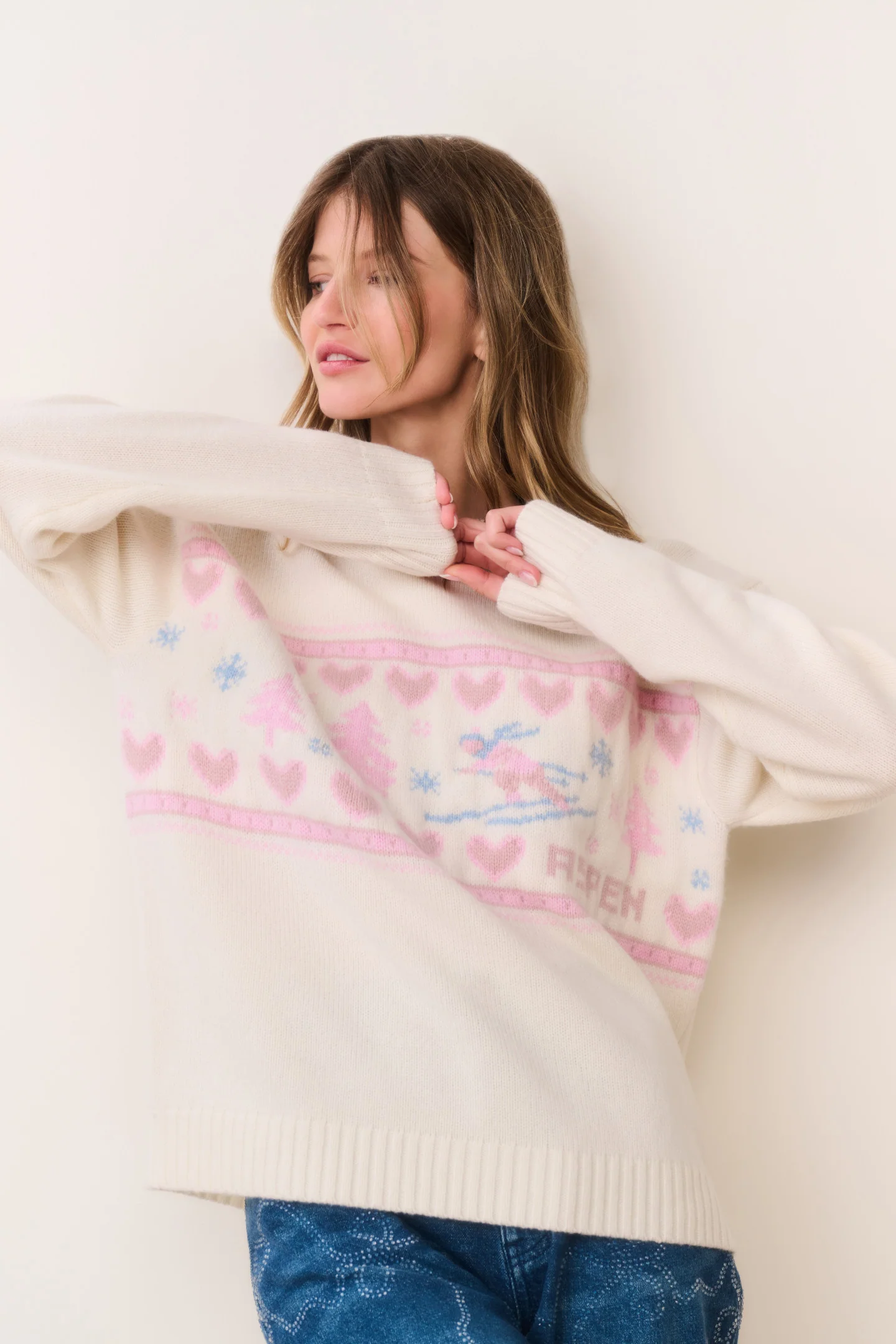 Francie Wool Jacquard Pullover