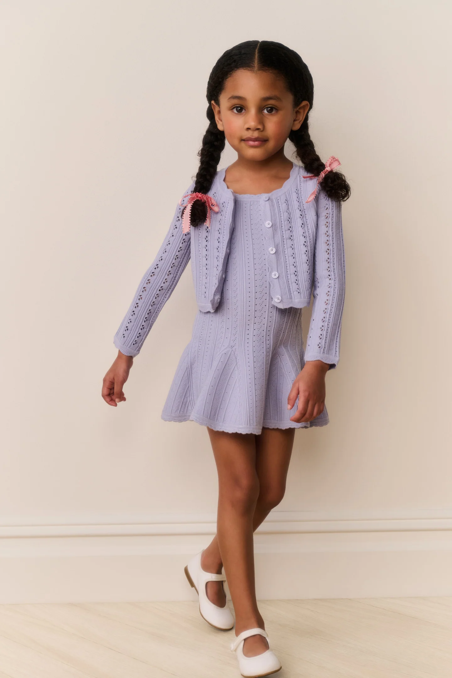 Little Girls Emlynn Pointelle Cardigan