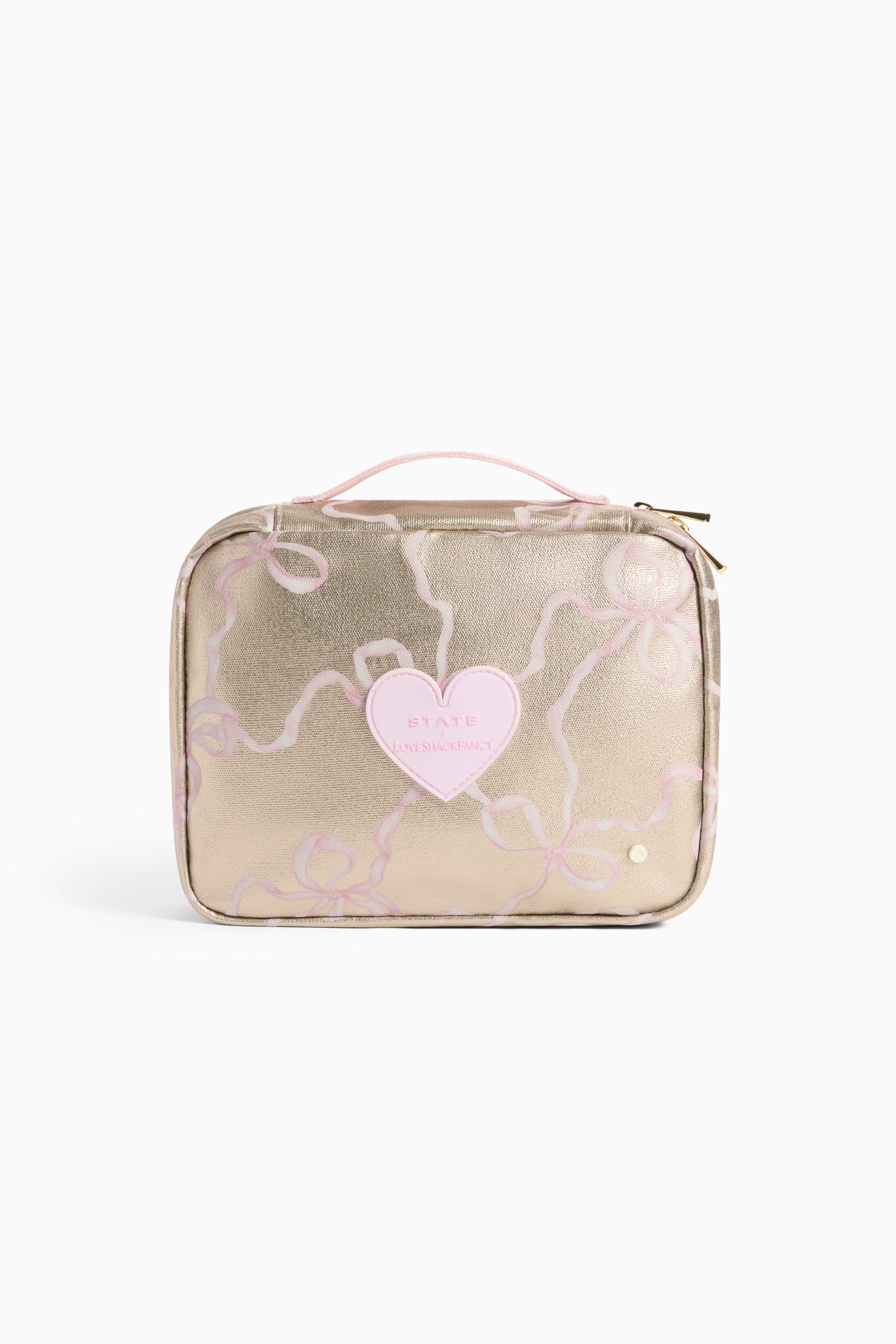 STATE x LoveShackFancy Gold Benson Toiletry Kit