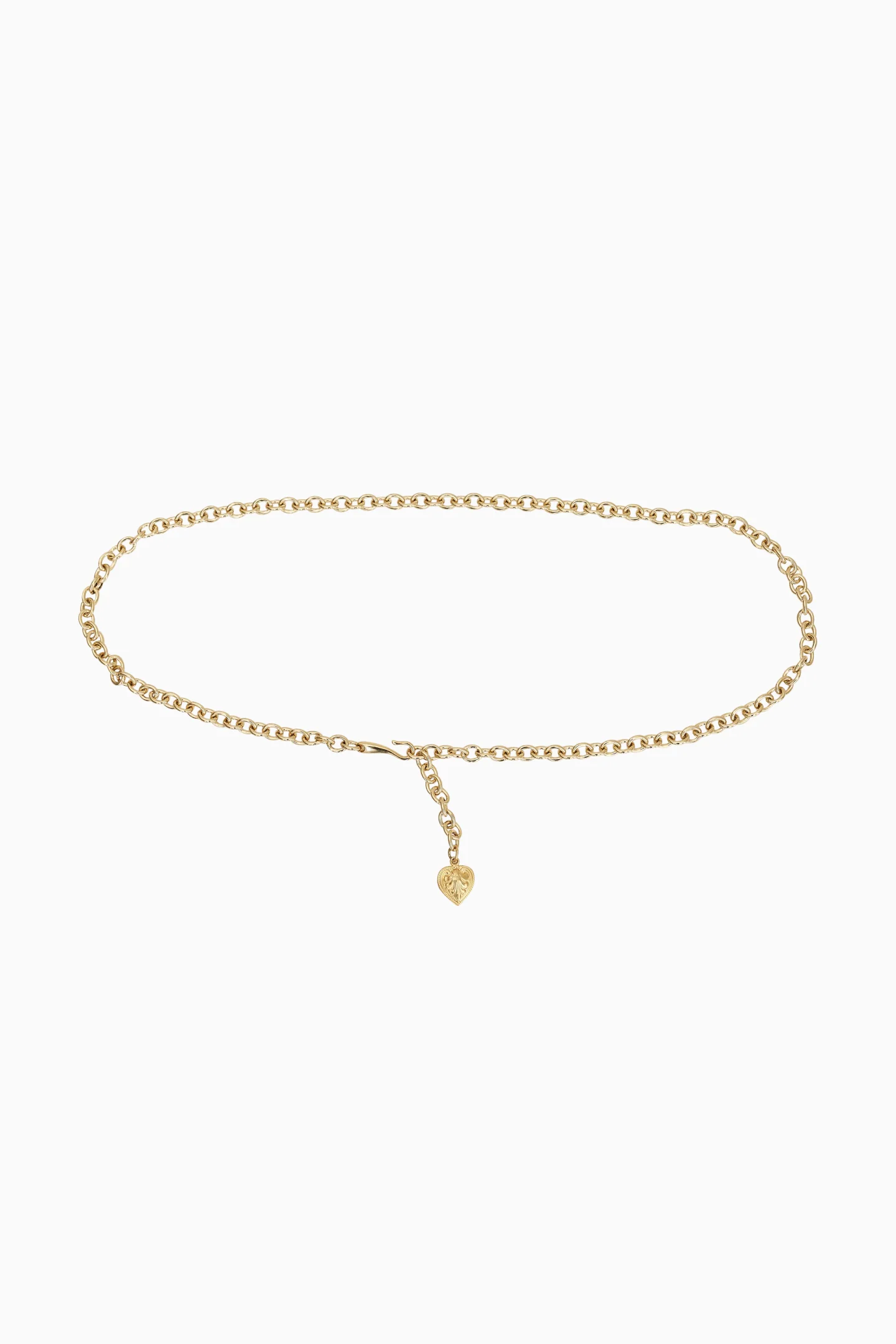 Streets Ahead Gold Chain Heart Belt
