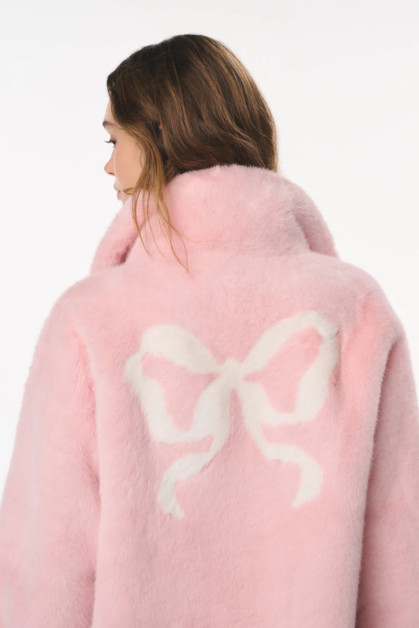 LoveShackFancy x MAX&MOI Vanessa Faux Fur Jacket
