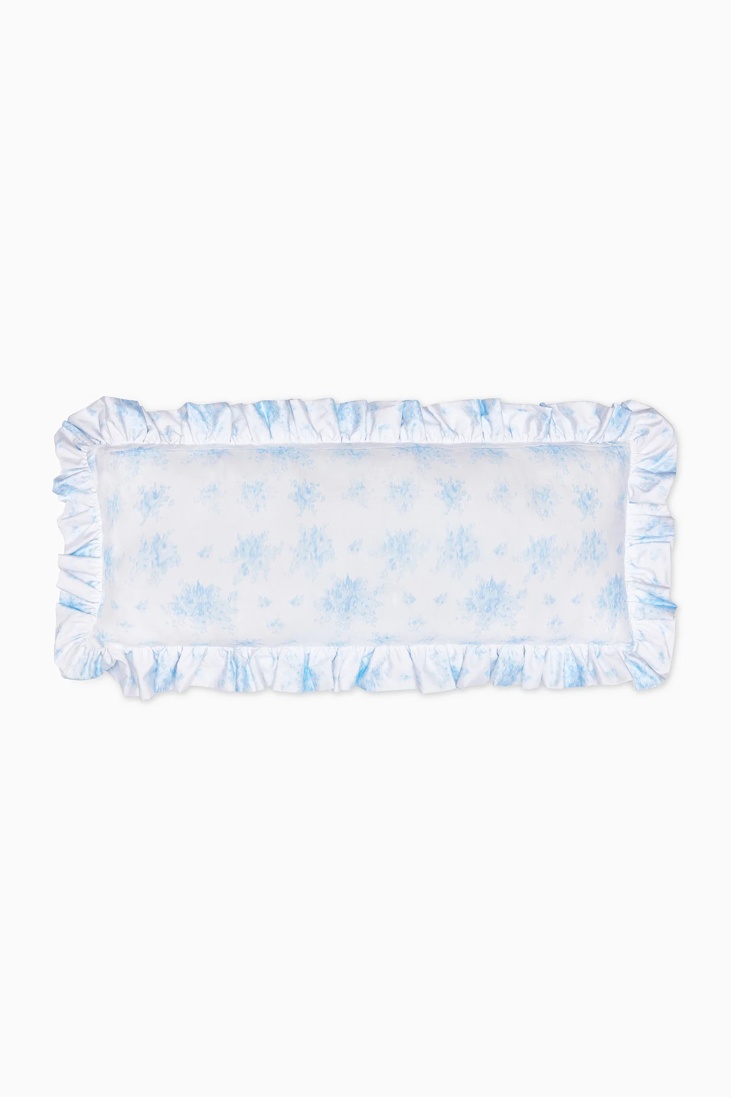 Ruffled Lumbar Pillow