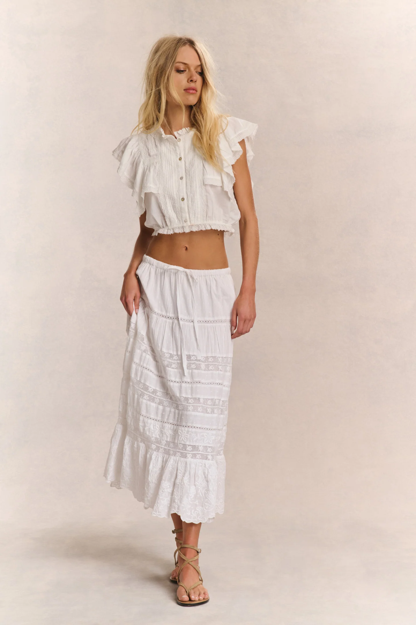 Donna Heritage Midi Skirt