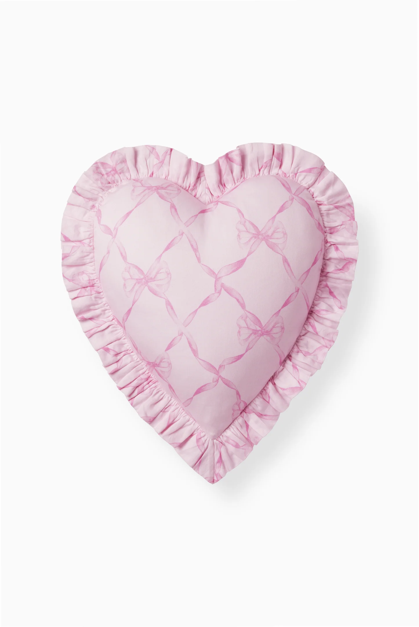 Sweetheart Ruffle Heart Pillow