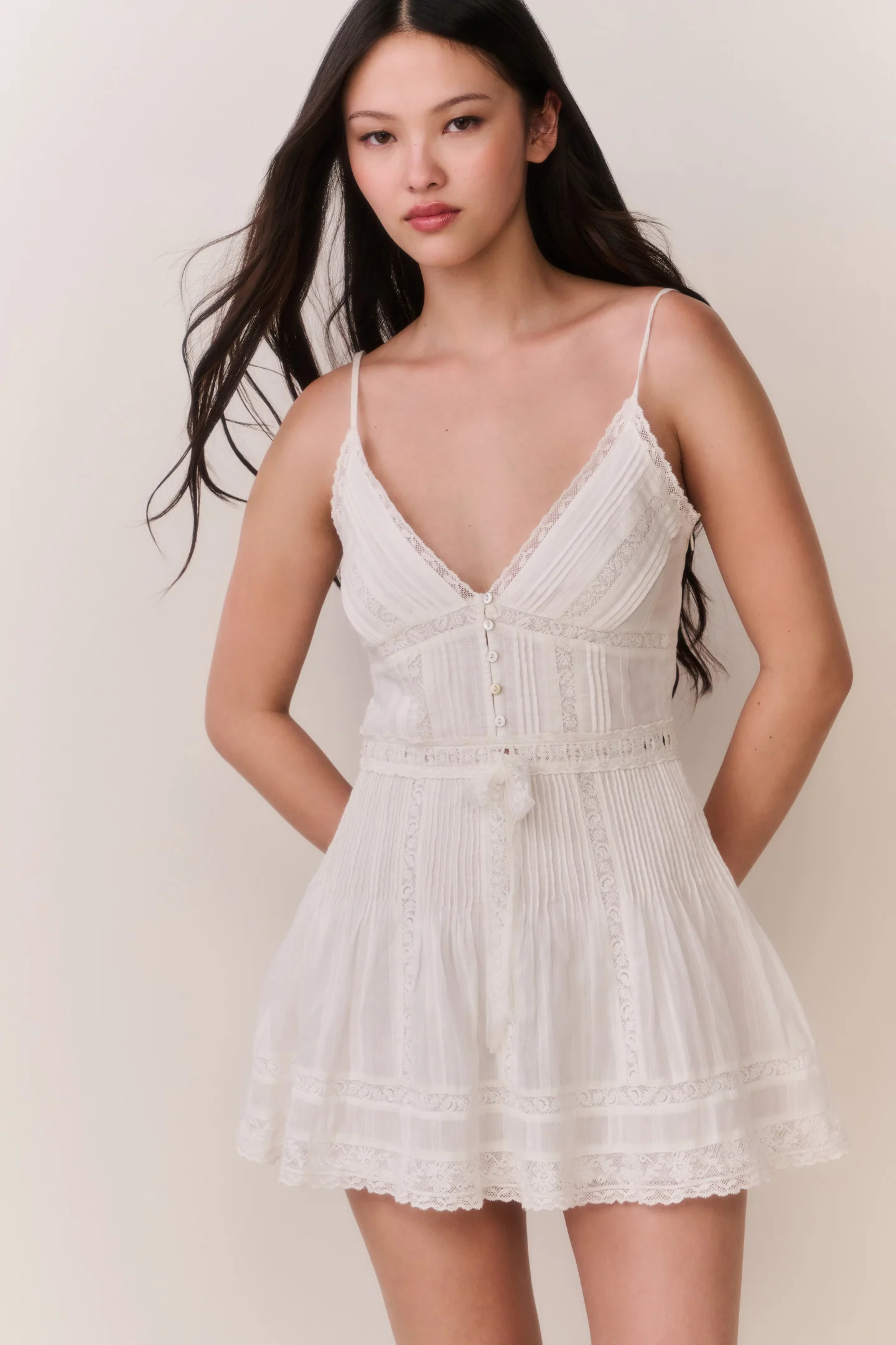 Zirelle Cotton Victorian Mini Dress