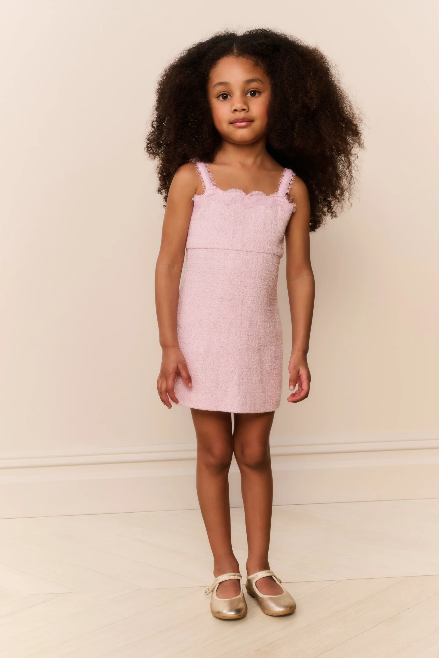 Little Girls Lace Tweed Willamina Dress