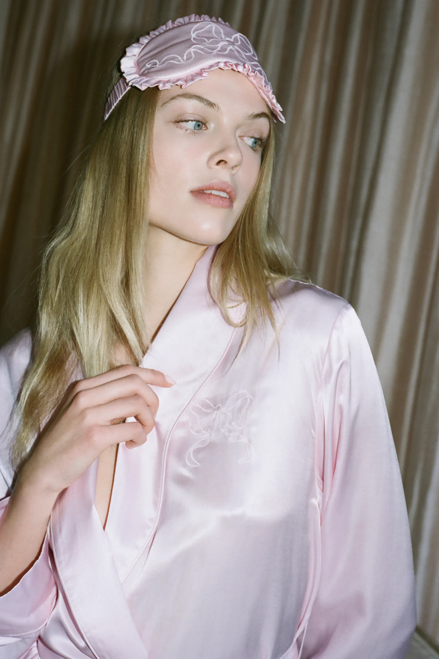 Silk-Blend Robe