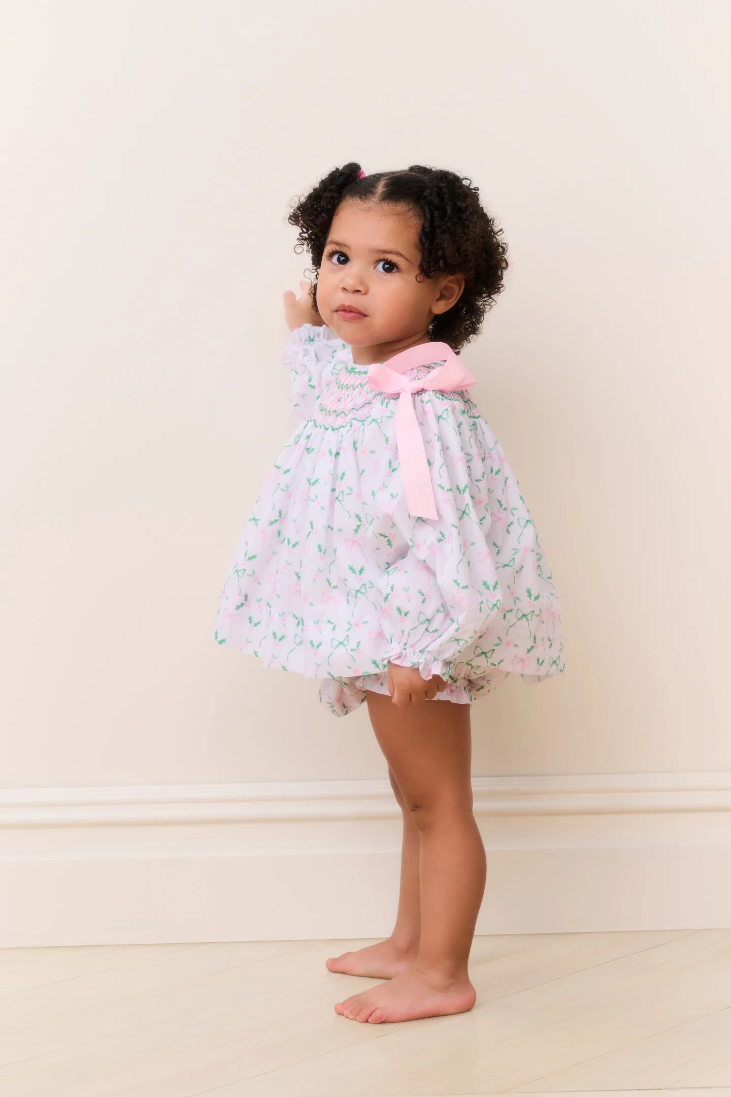Cecil & Lou Baby Smocked Holiday Set