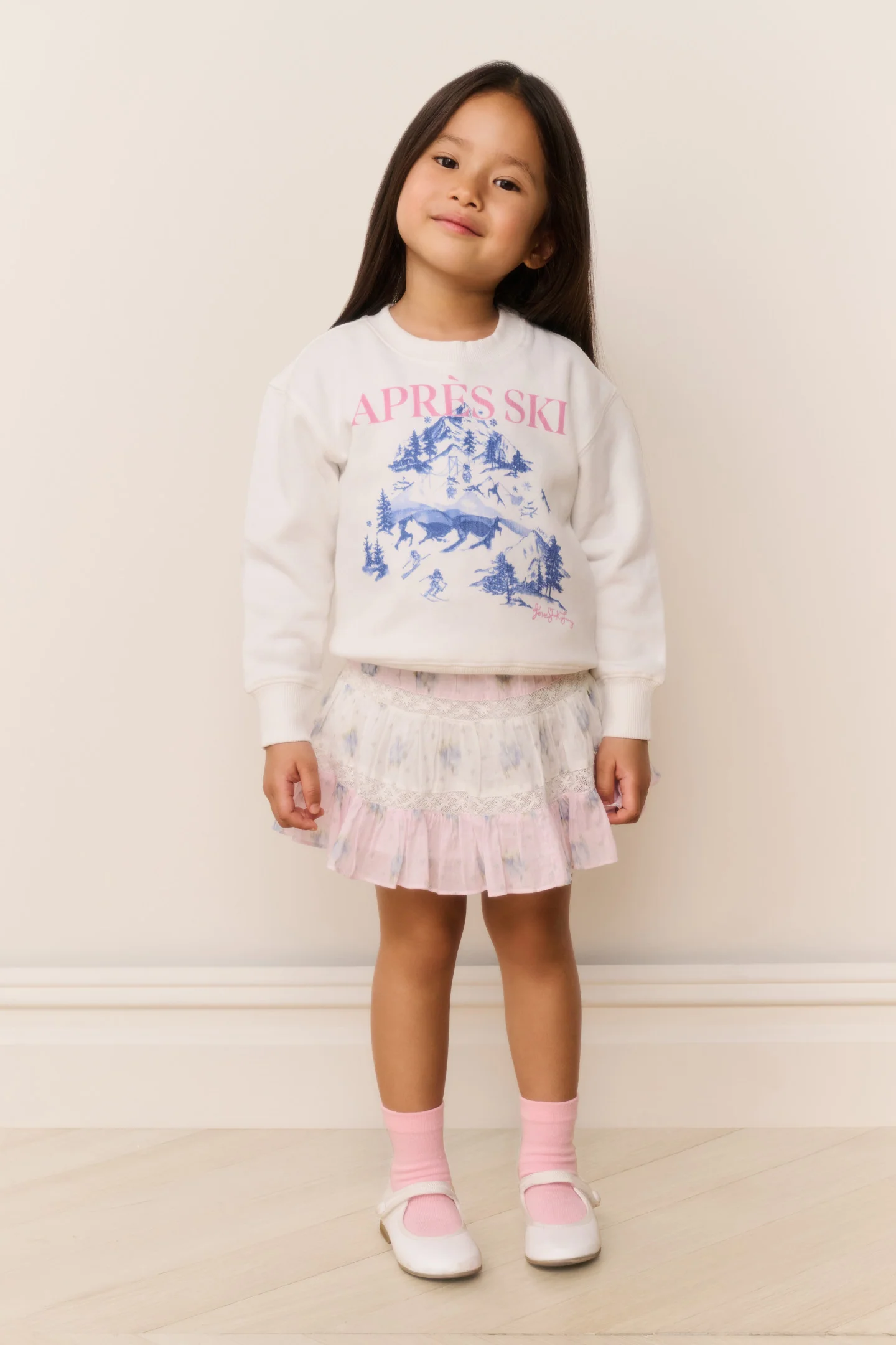 Little Girls Amethyst Ski Pullover Little Girls Amethyst Ski Pullover