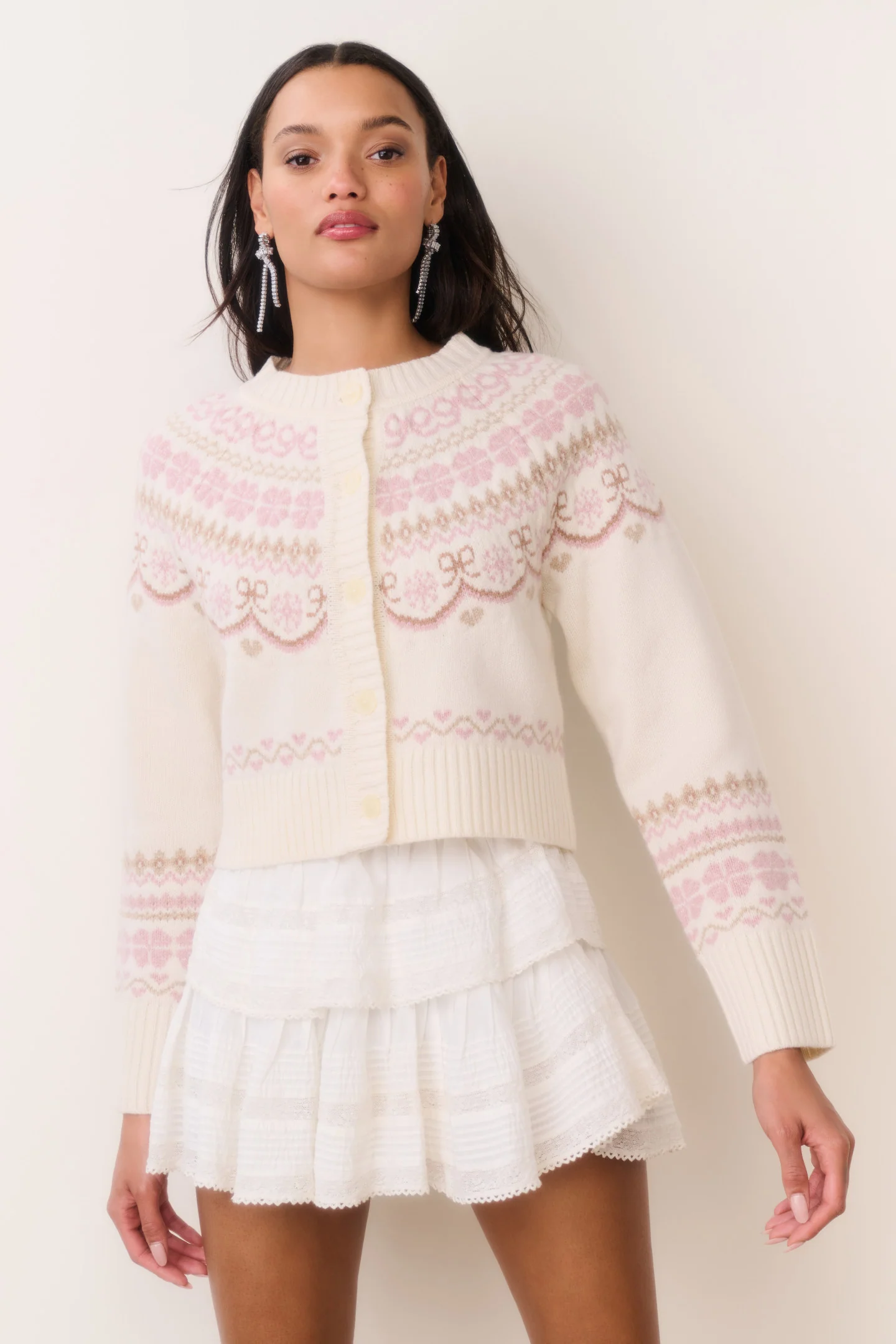 Shantae Wool Fair Isle Cardigan