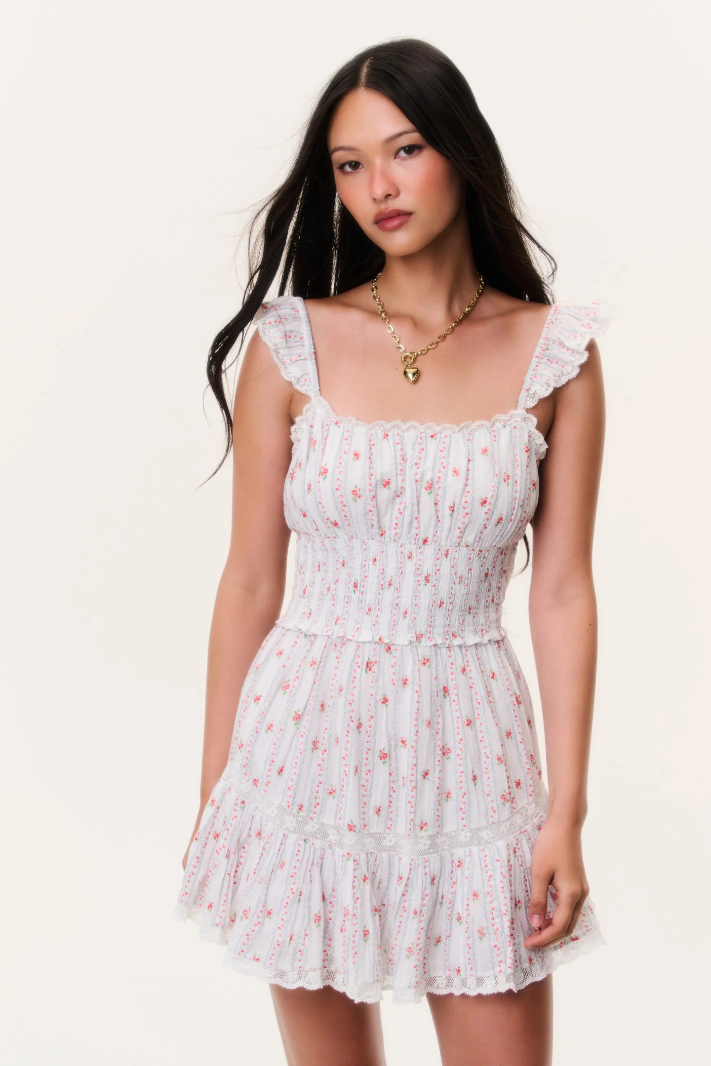 Maralina Cherry Stripe Mini Dress Maralina Cherry Stripe Mini Dress
