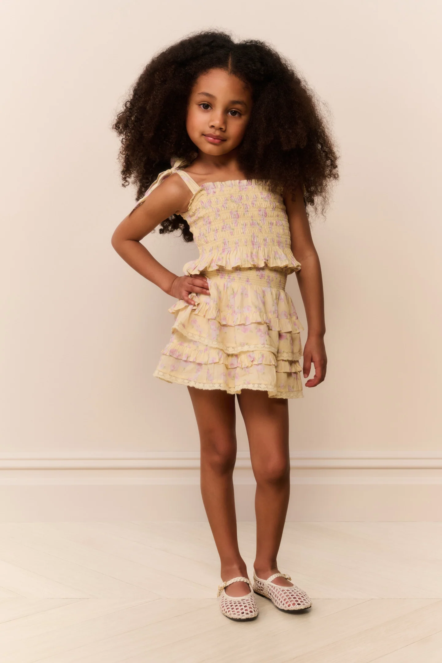 Little Girls Blooming Floral Billie Skirt