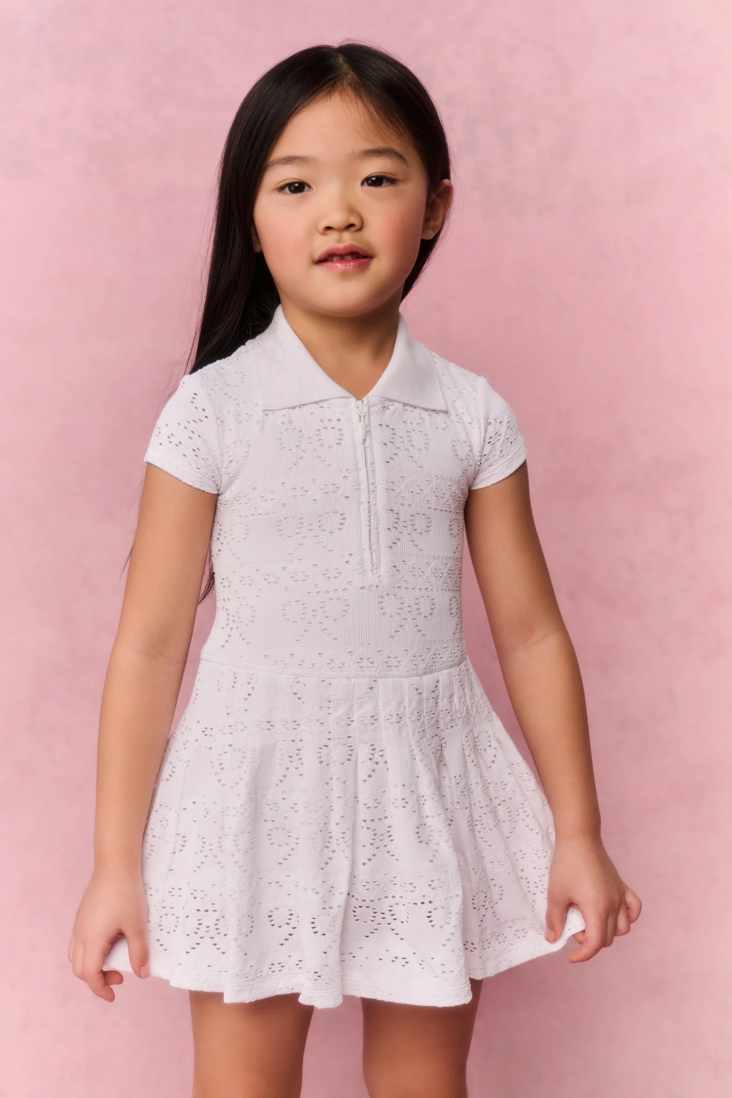 Little Girls Courtley Eyelet Active Dress