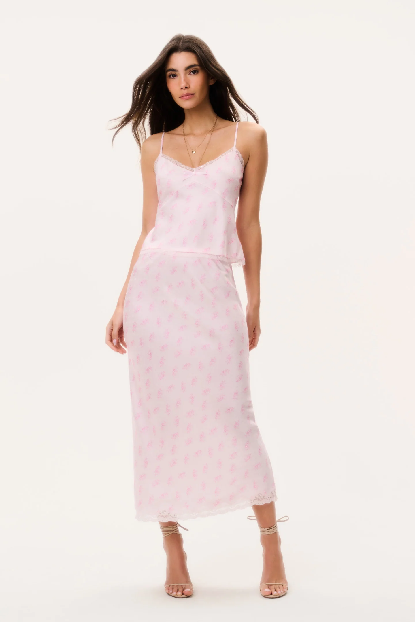 Castle Silk-Blend Floral Maxi Skirt