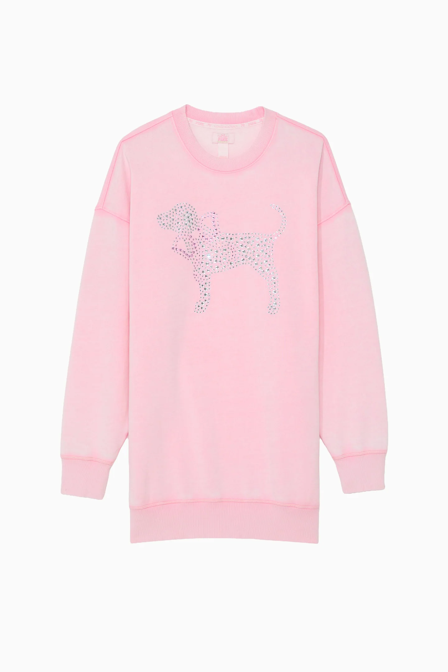 PINK x LoveShackFancy Oversized Crew Neck Dress