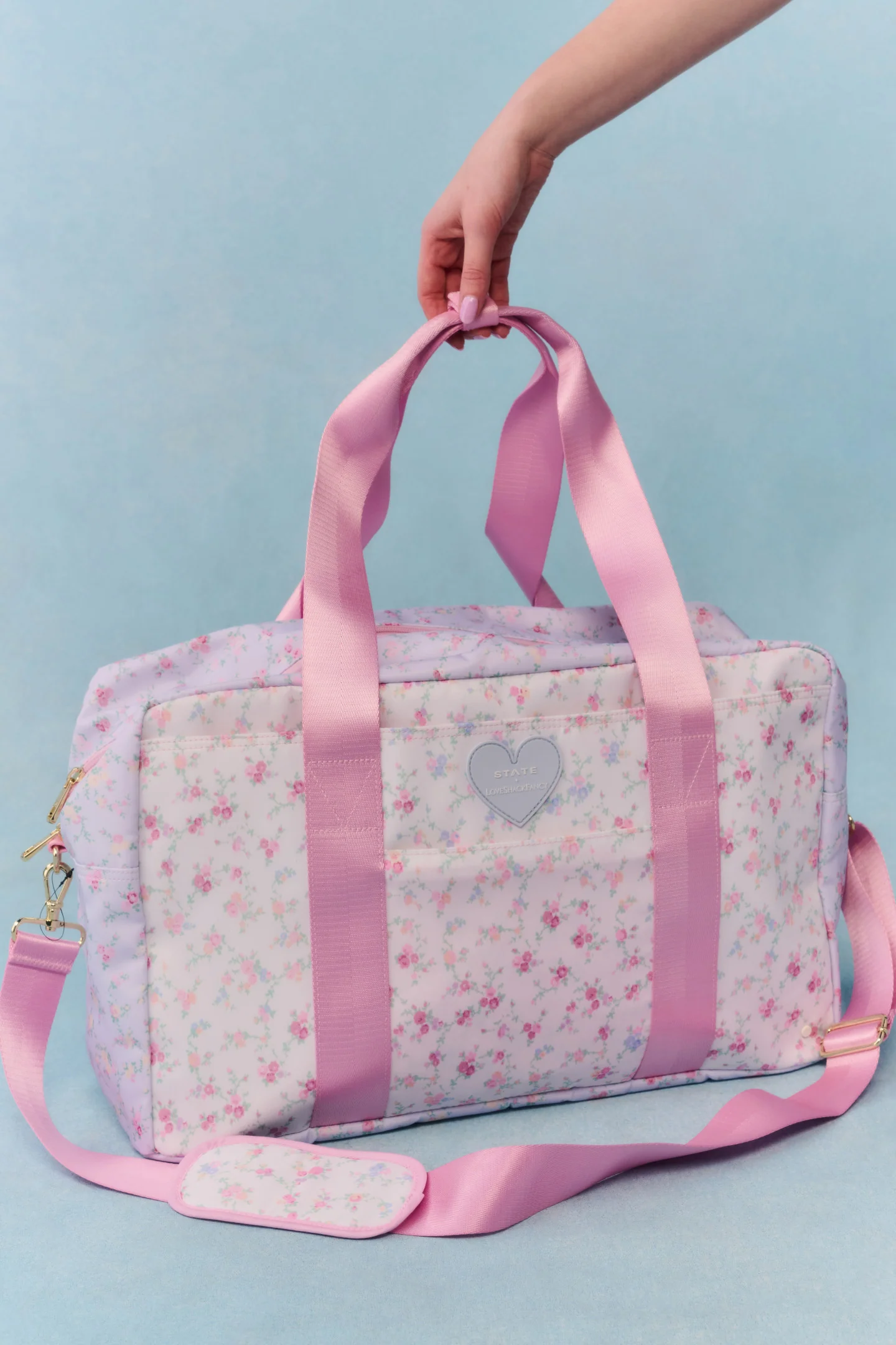 STATE x LoveShackFancy Floral Wellington Weekender