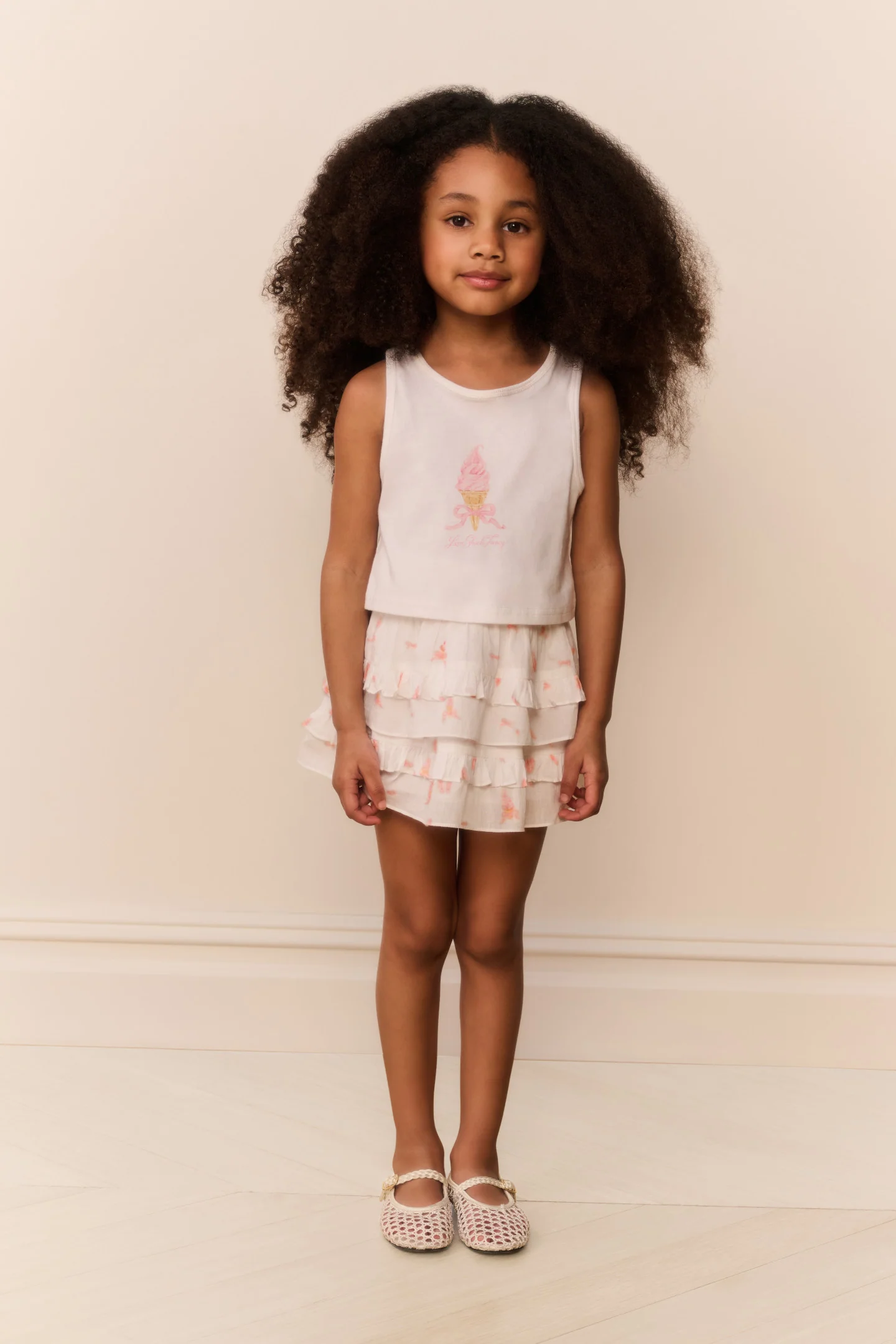 Little Girls Vanilla Twirl Billie Skirt