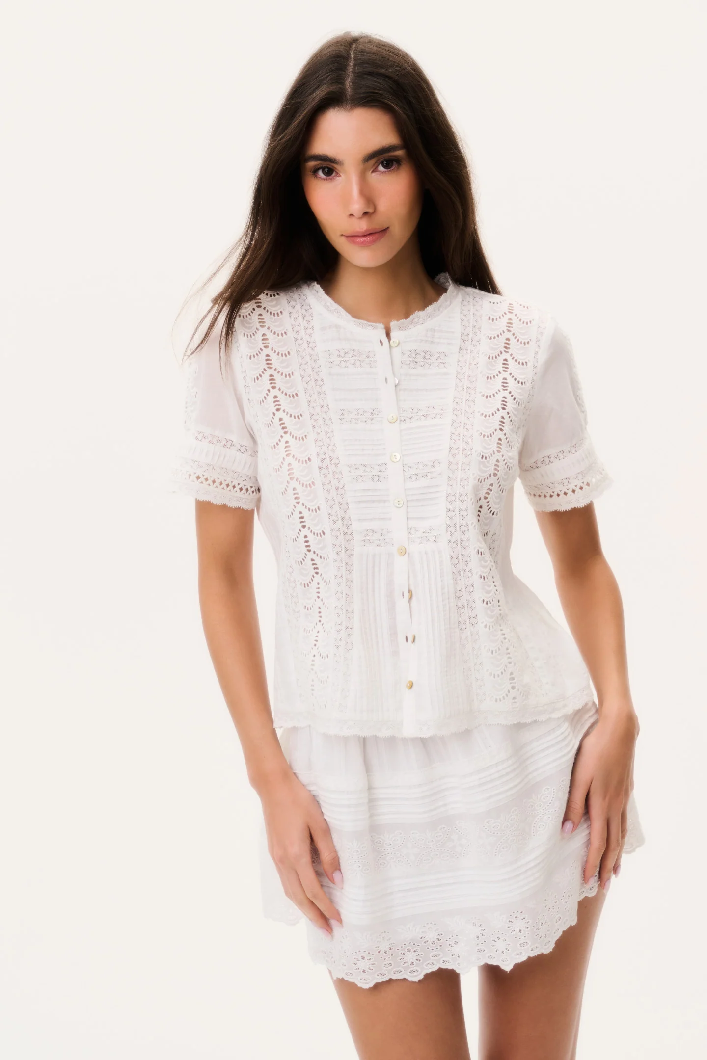 Ciela Cotton Victorian Top