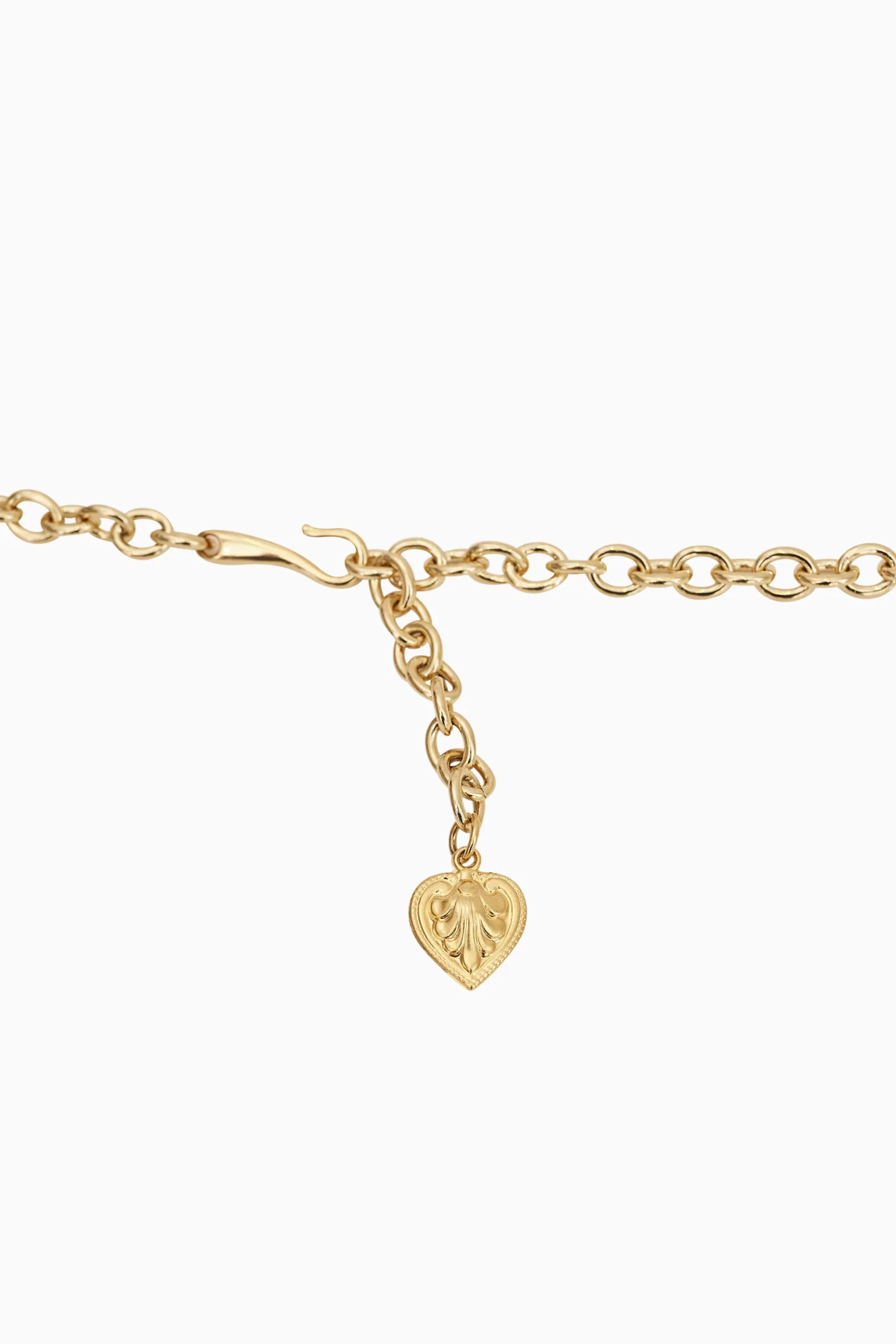 Streets Ahead Gold Chain Heart Belt