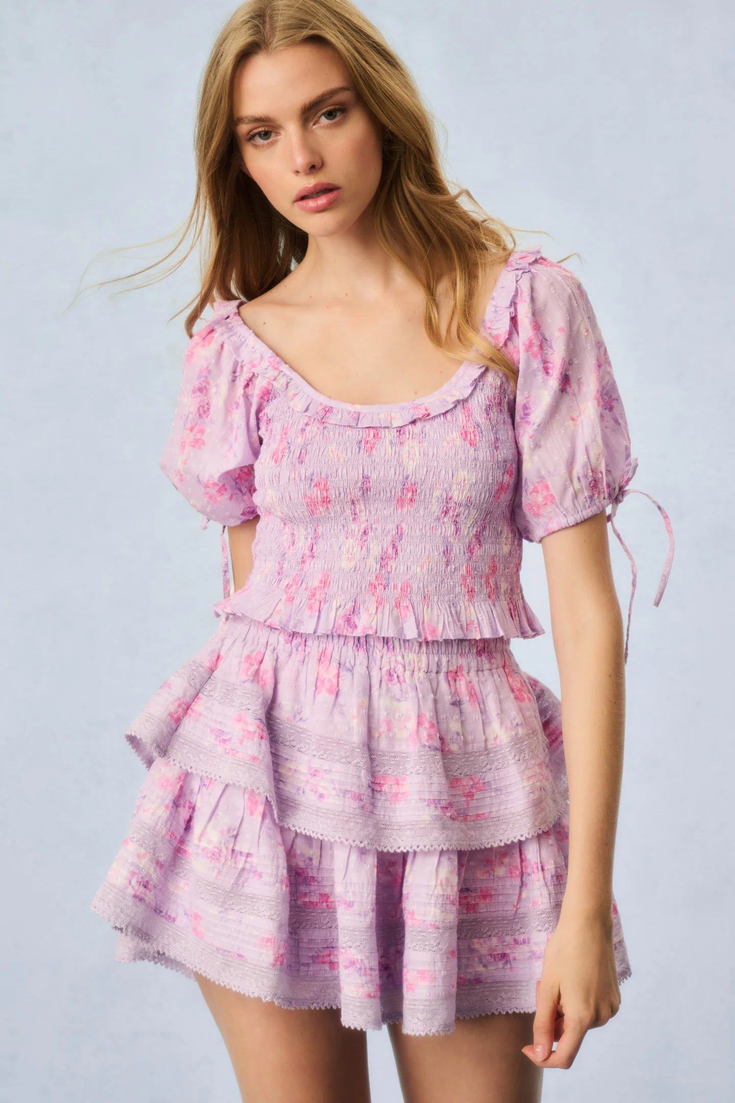 Molly Heirloom Print Top