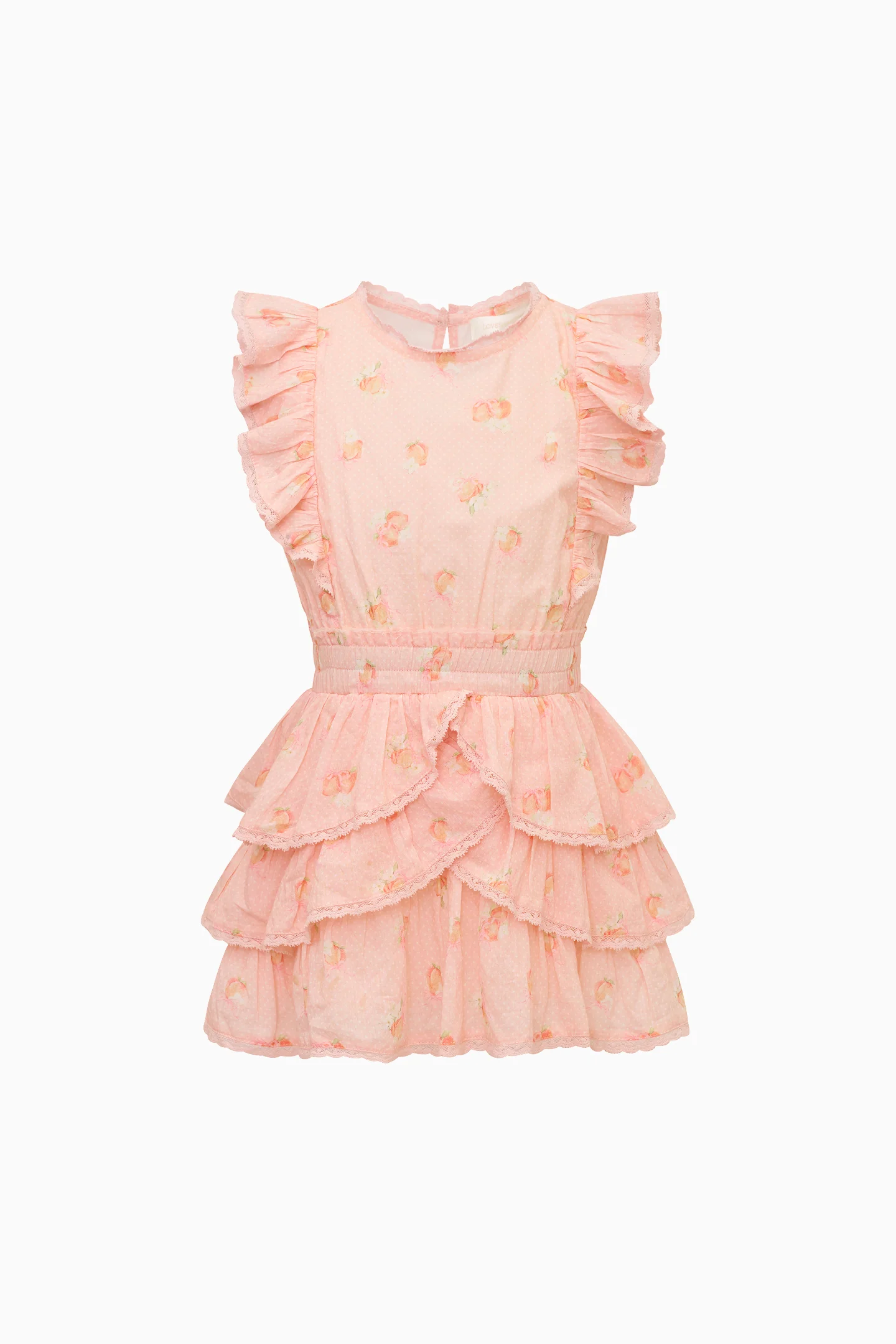 Tween Peach Pom Pom Decker Dress