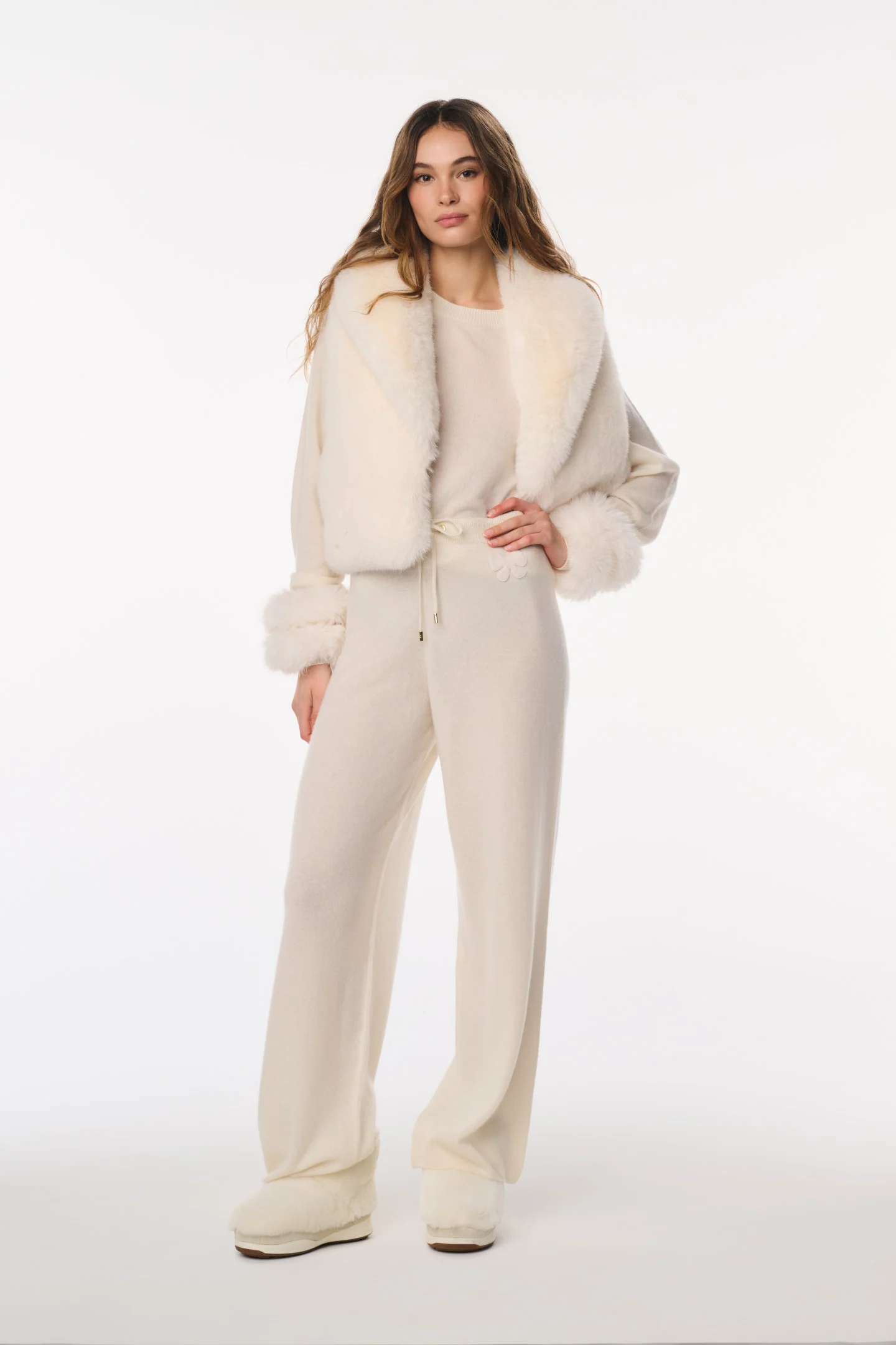 LoveShackFancy x MAX&MOI Billie Wool-Cashmere Pant