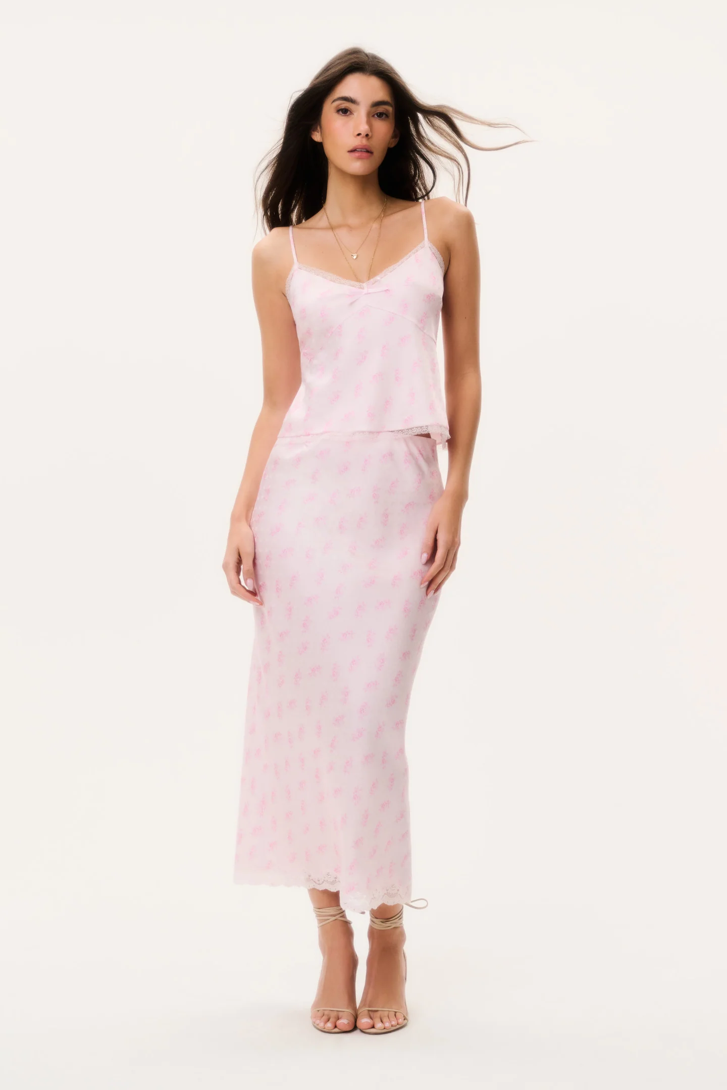 Castle Silk-Blend Floral Maxi Skirt