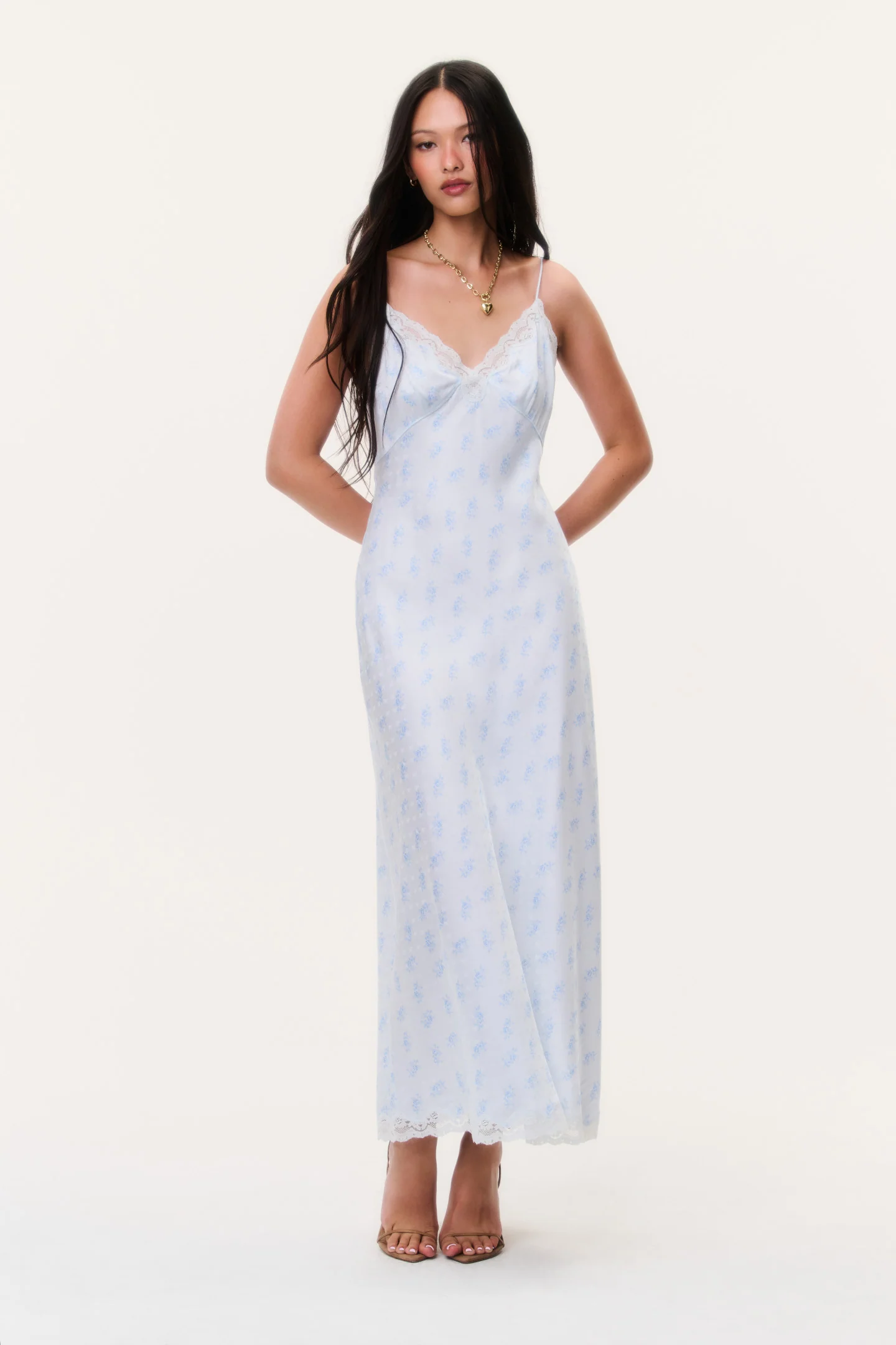 Manuela Silk-Blend Maxi Slip Dress Manuela Silk-Blend Maxi Slip Dress