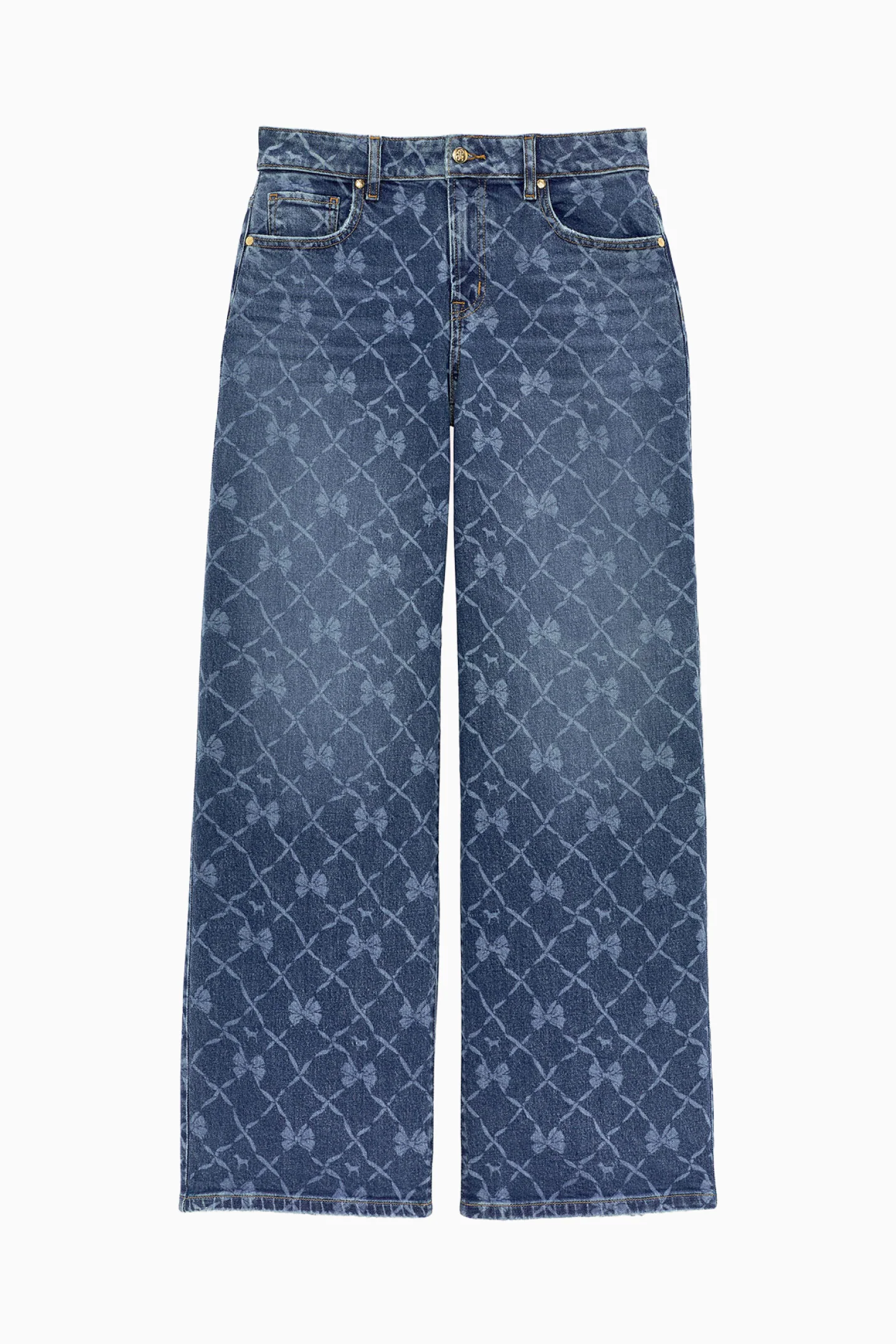 PINK x LoveShackFancy Denim Baggy Jeans
