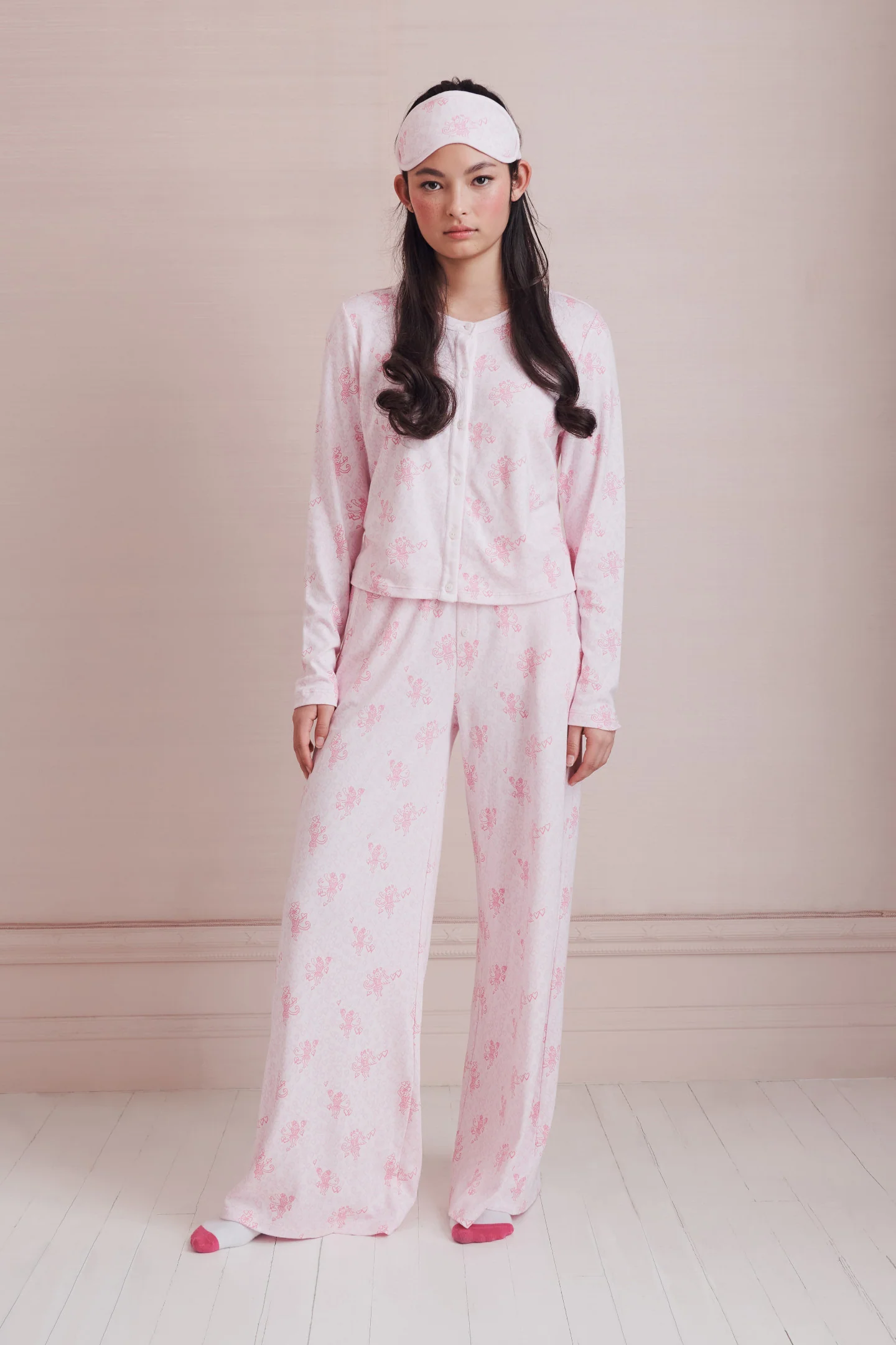 LoveShackFancy x Roller Rabbit Hearts Nessa Cardigan