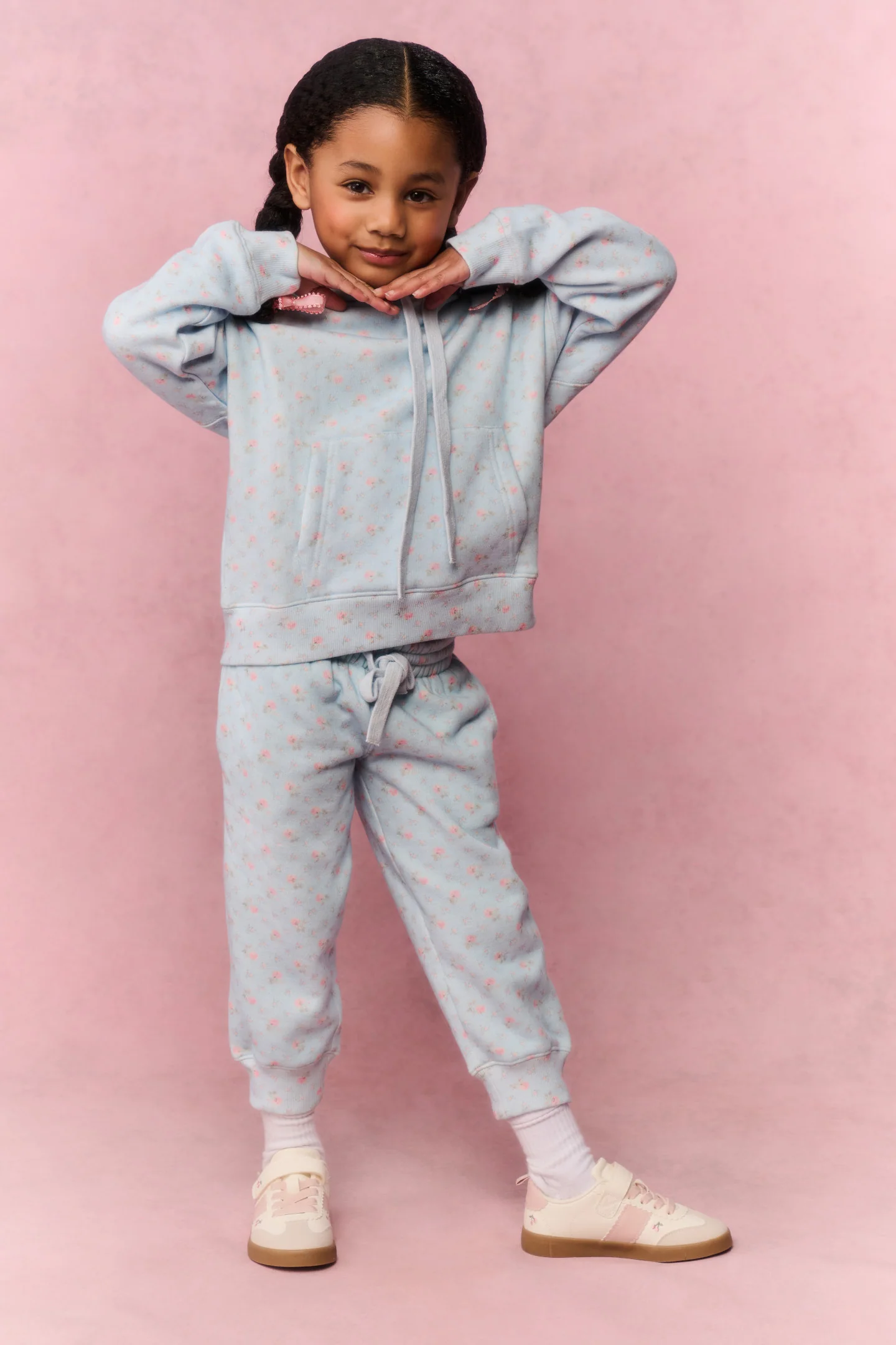 Little Girls Floral Zena Sweatpant