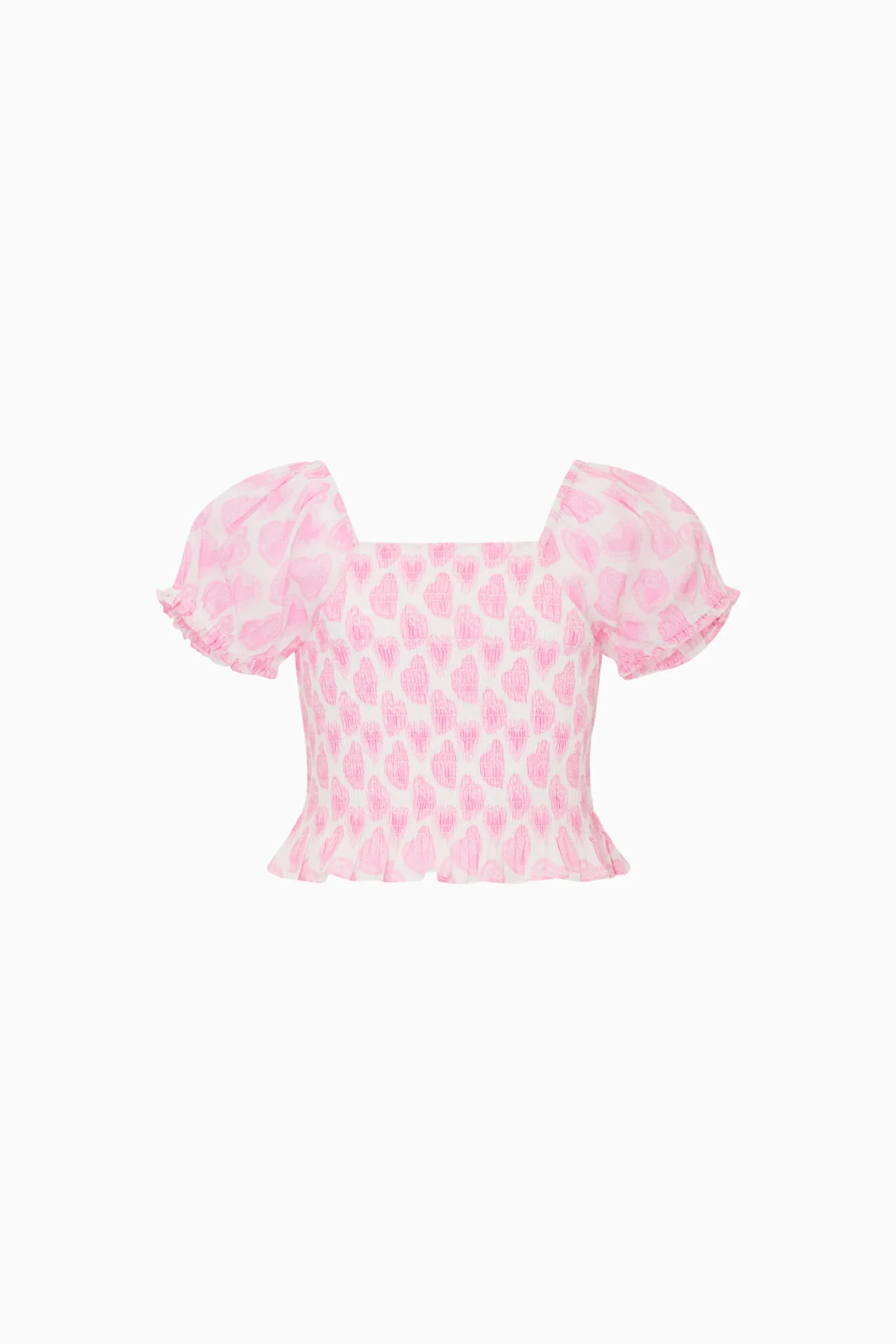 Tween Fabielle Heart Print Top