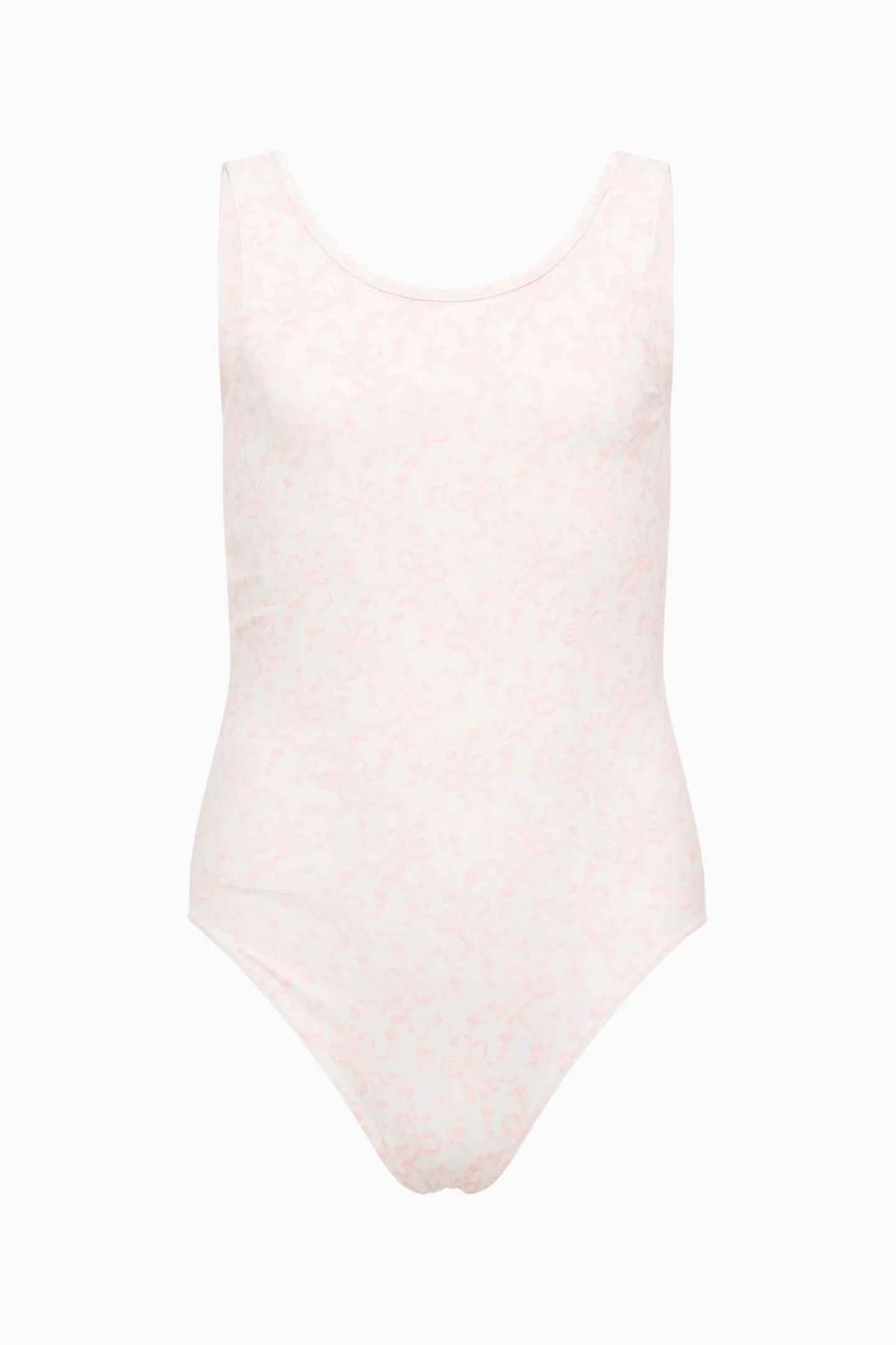 Little Girls Aldora Bow Print Swimsuit