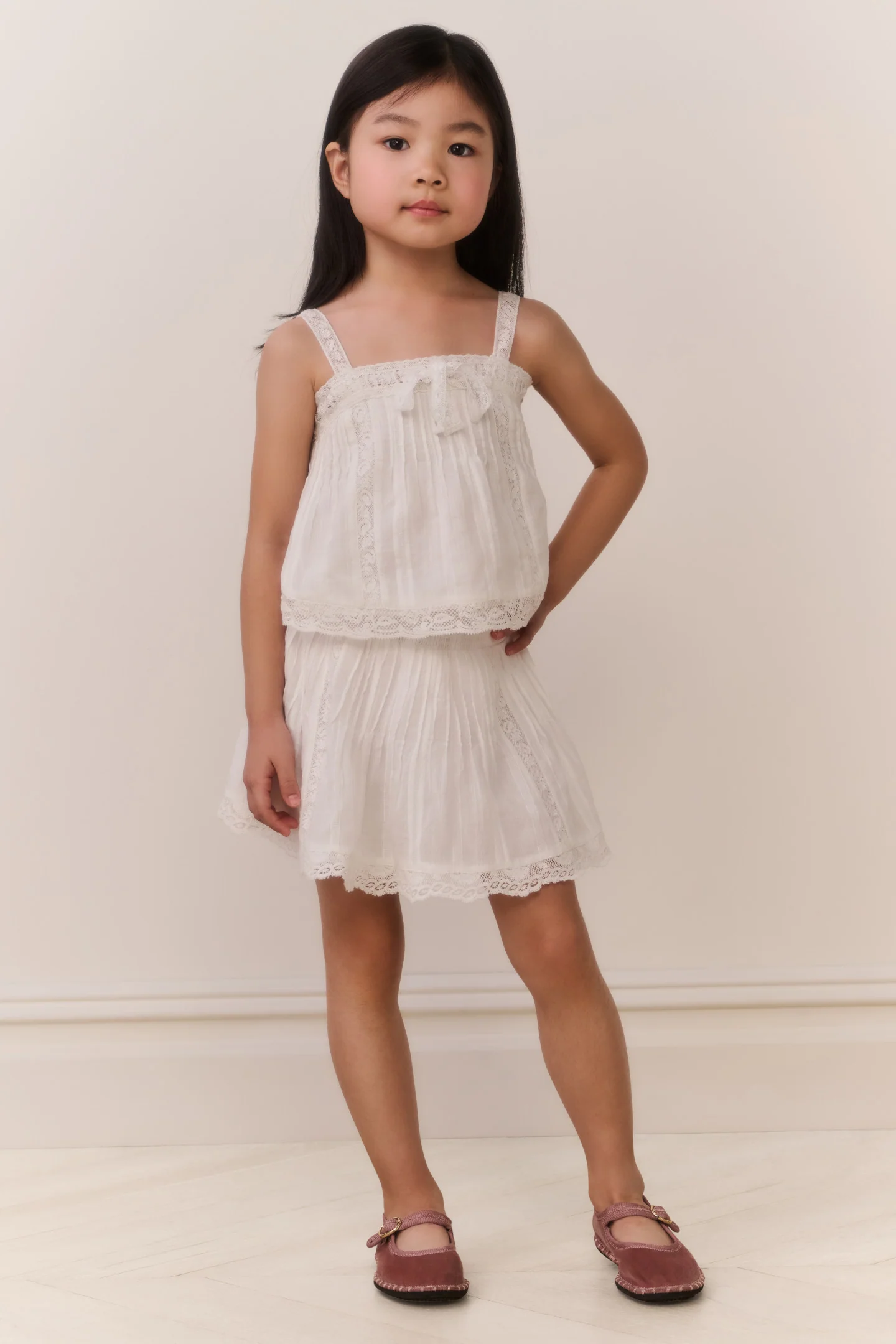 Little Girls Solena Cotton Skirt