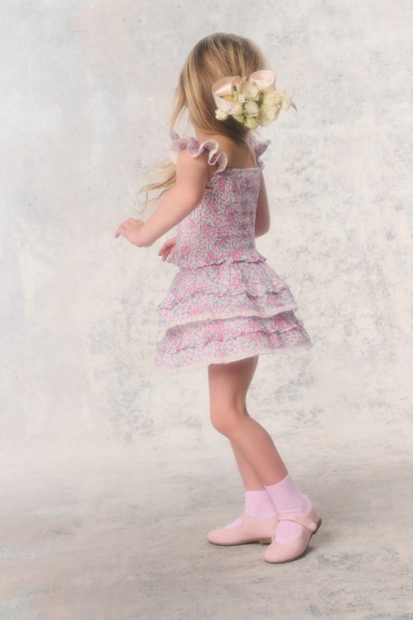 Little Girls Re-Edition Billie Floral Skirt