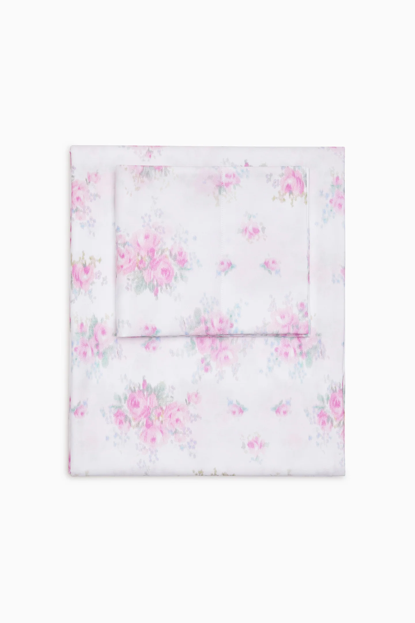 Floral Cotton Sateen Sheet Set