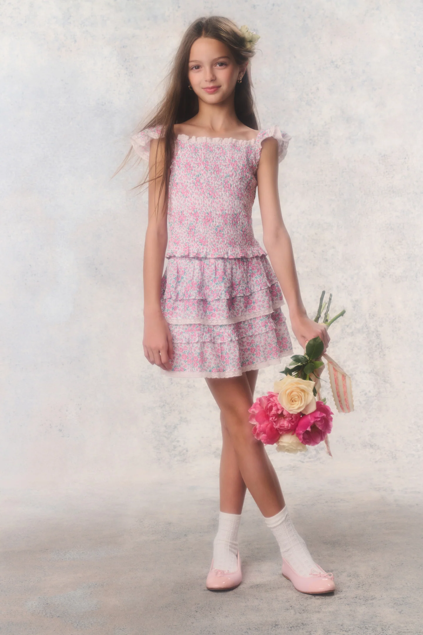 Tween Re-Edition Caspia Floral Top