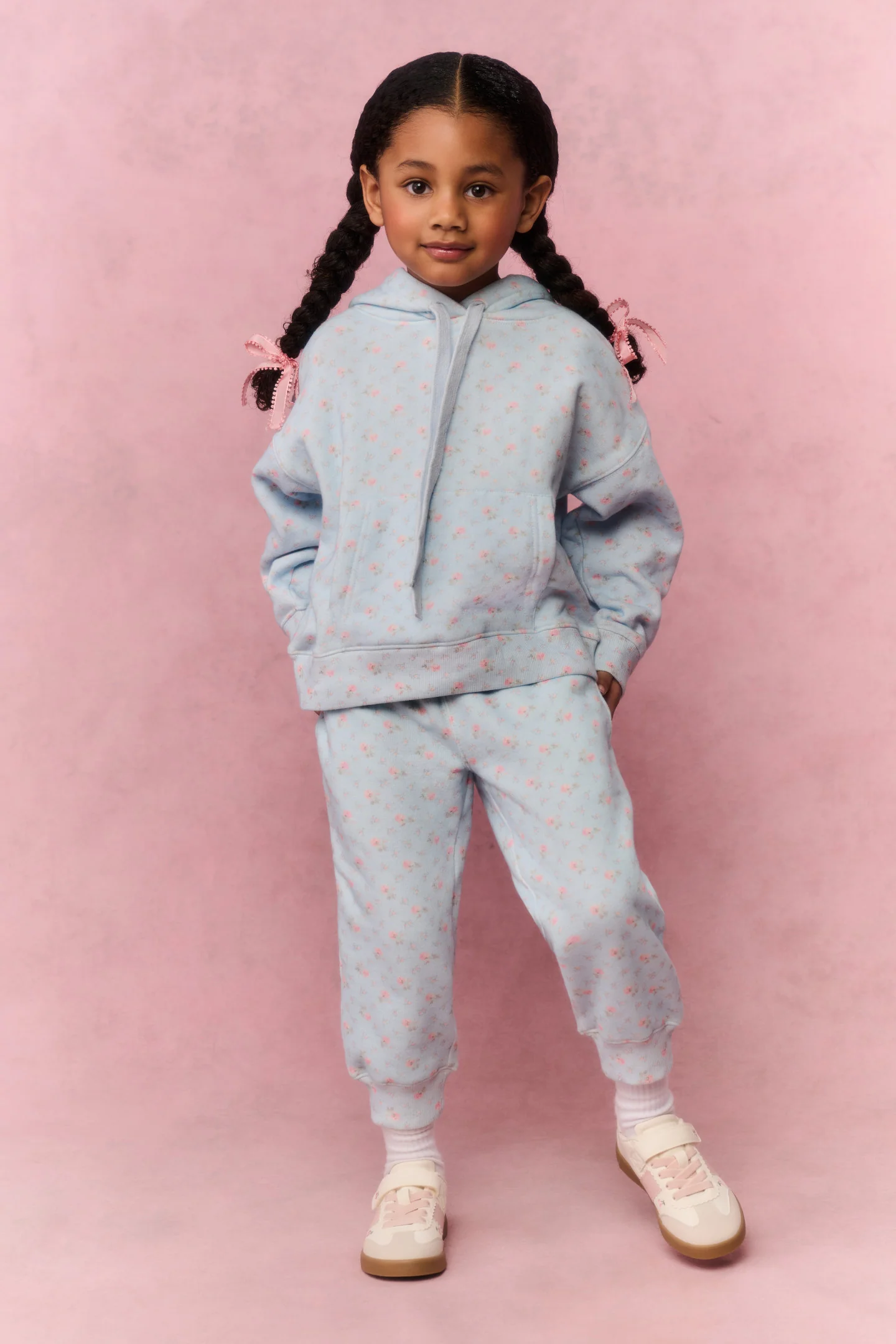 Little Girls Floral Zena Sweatpant