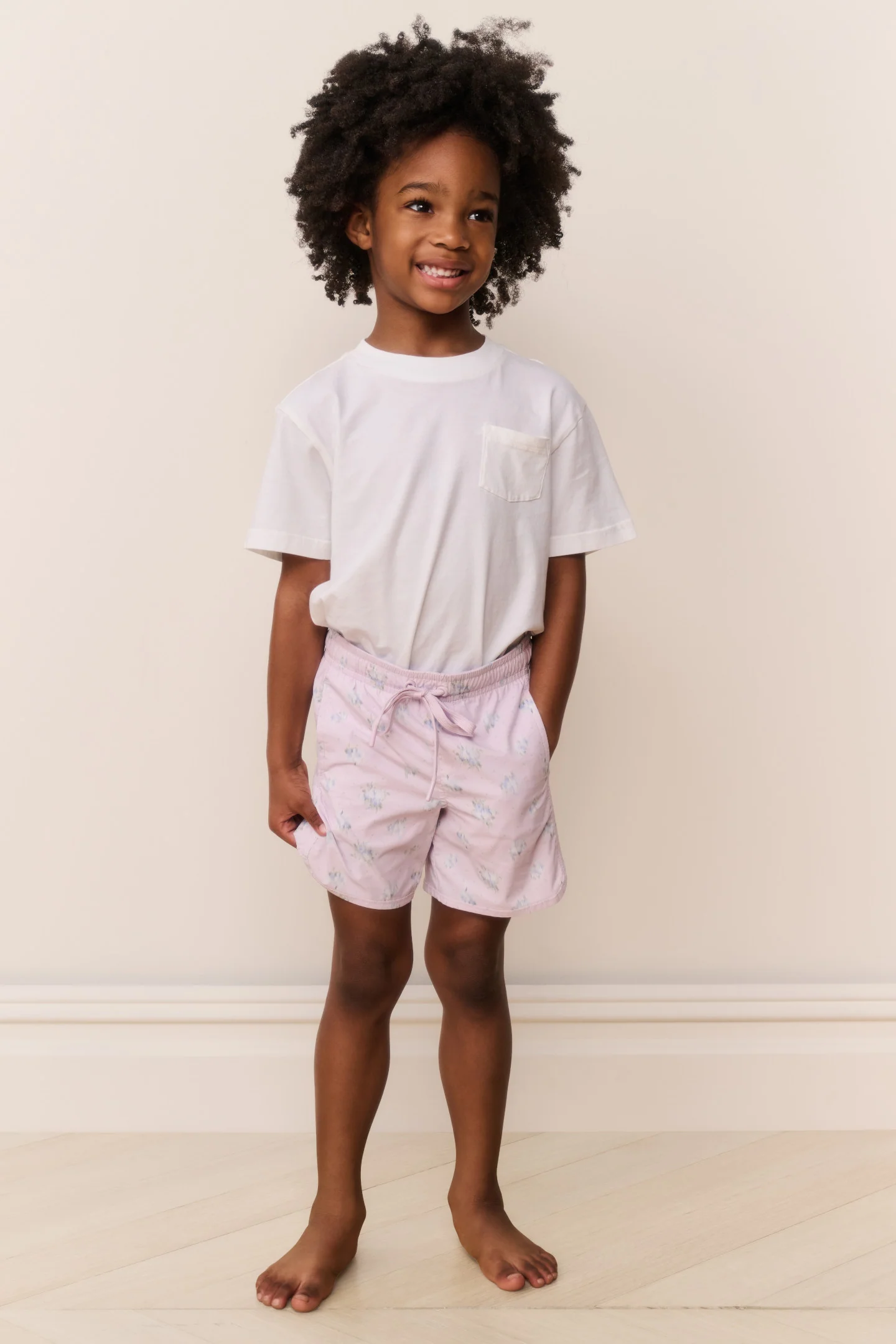 Boys Floral Swim Shorts