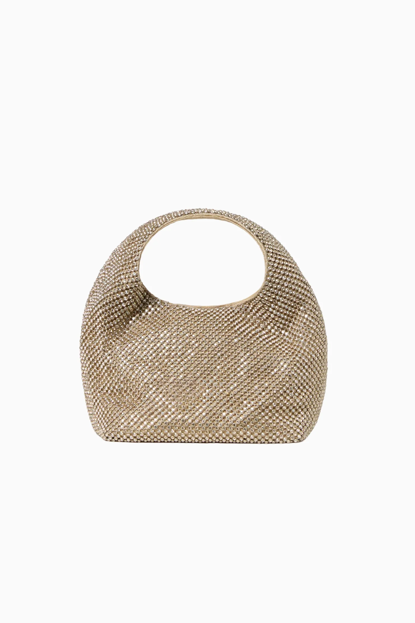 Loeffler Randall Kenzie Mini Gold Bucket Clutch