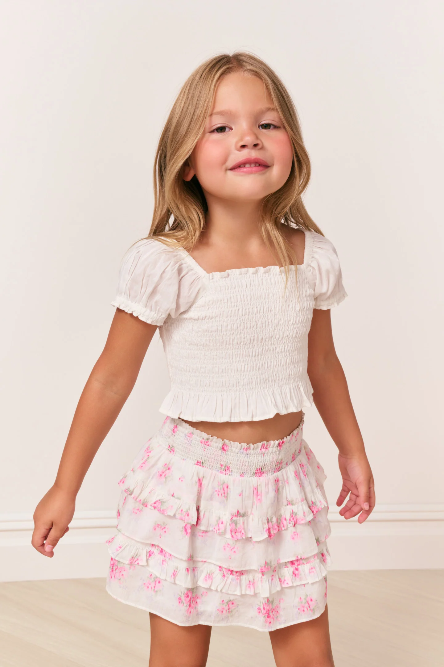 Girls Fabielle Cotton Top