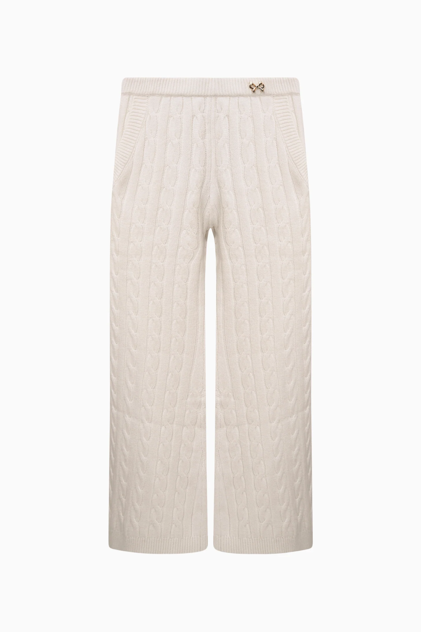 Little Girls Shalley Cable Knit Pants