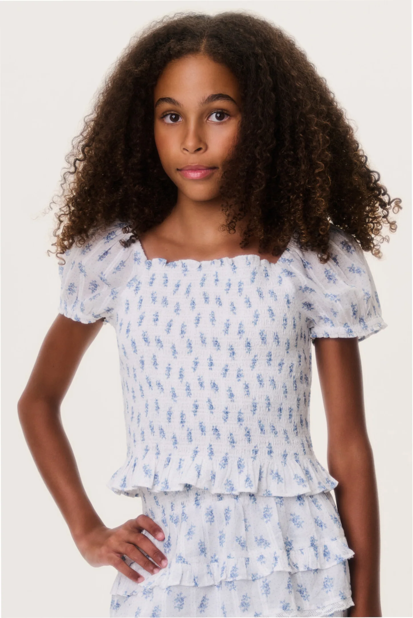 Tween Indigo Cloud Fabielle Top
