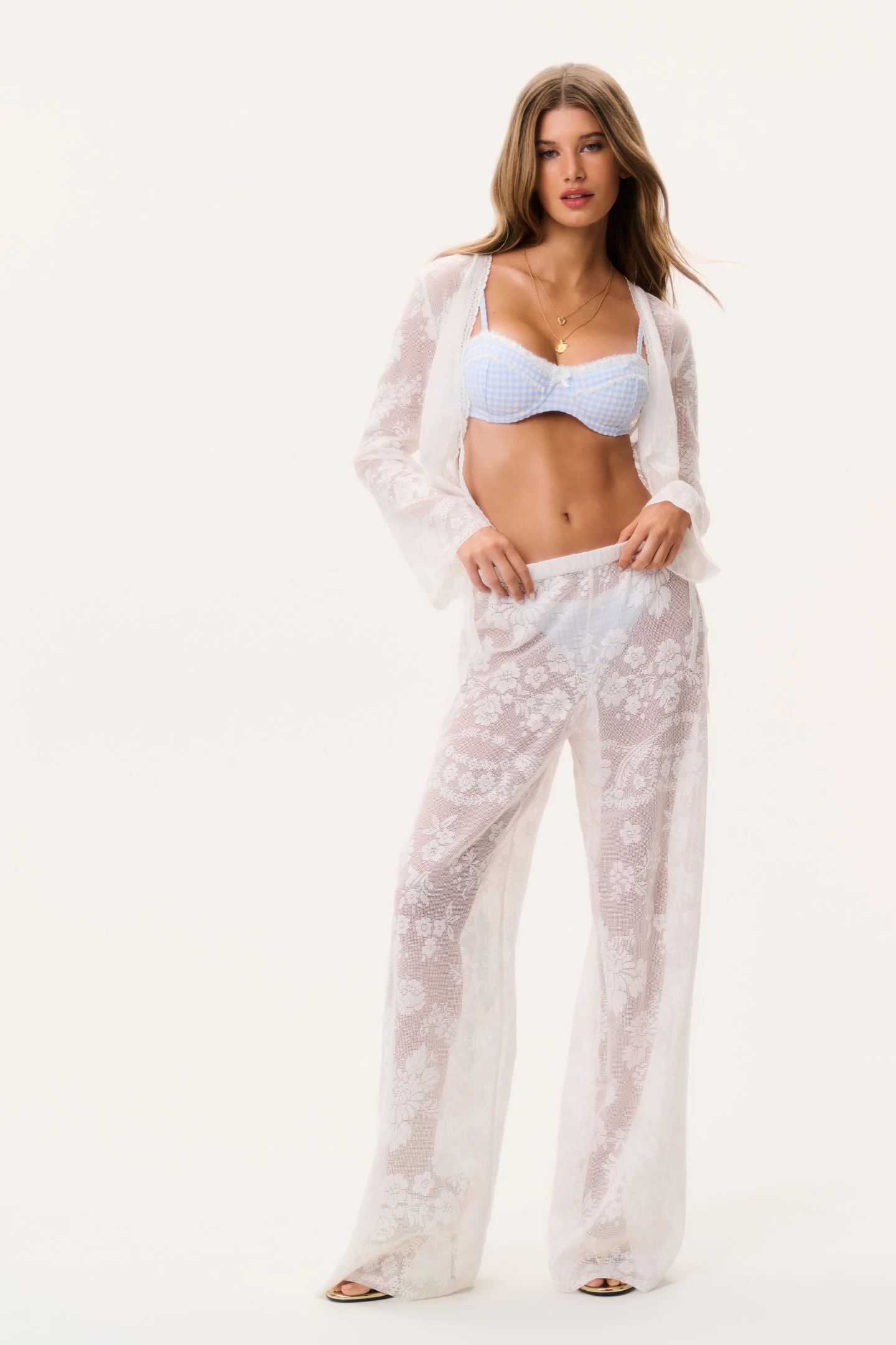Jessia Lace Cover-Up Pant