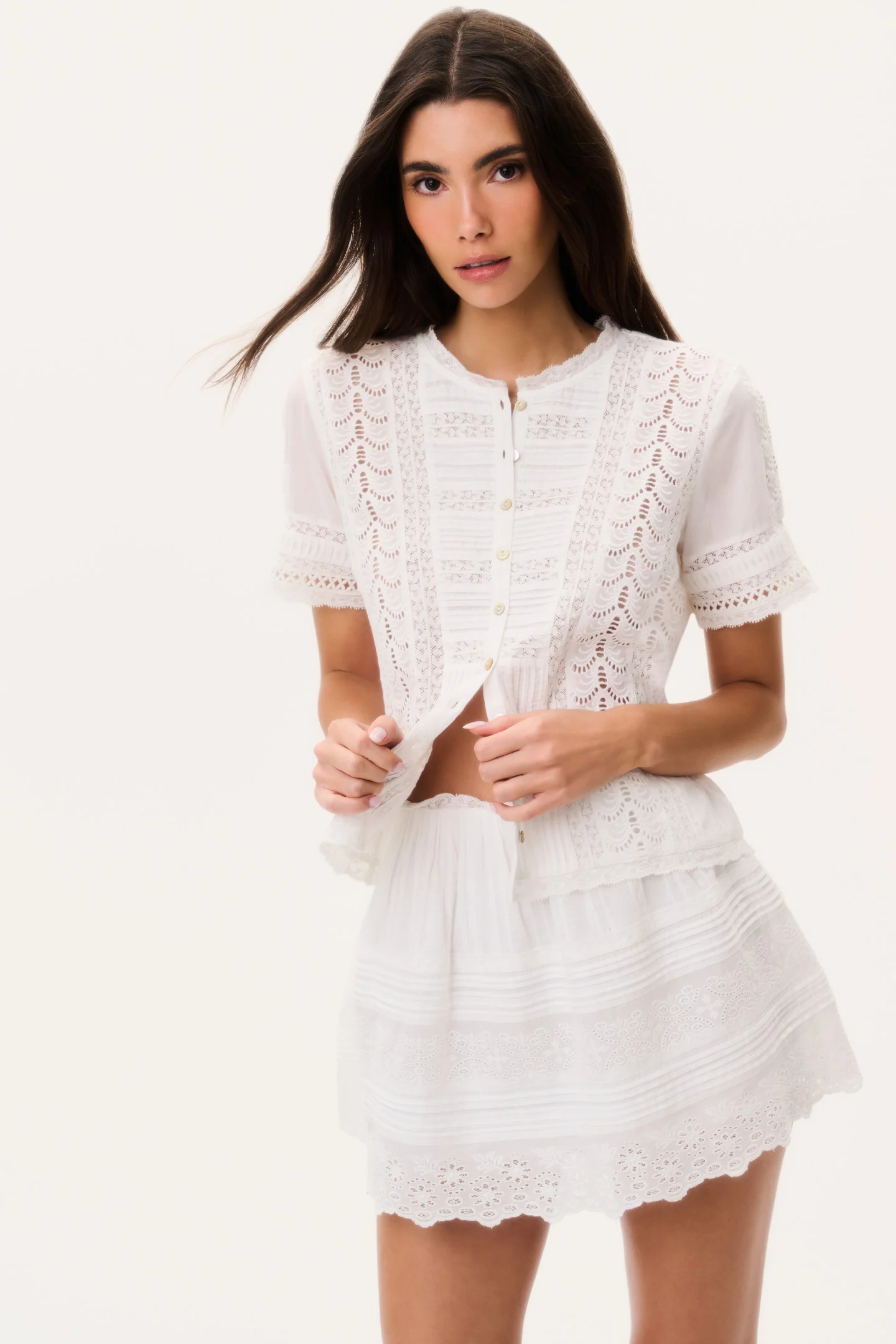 Ciela Cotton Victorian Top