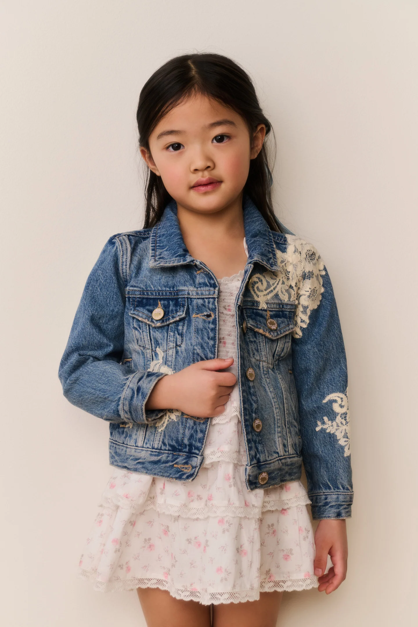 Little Girls Lavina Denim Jacket