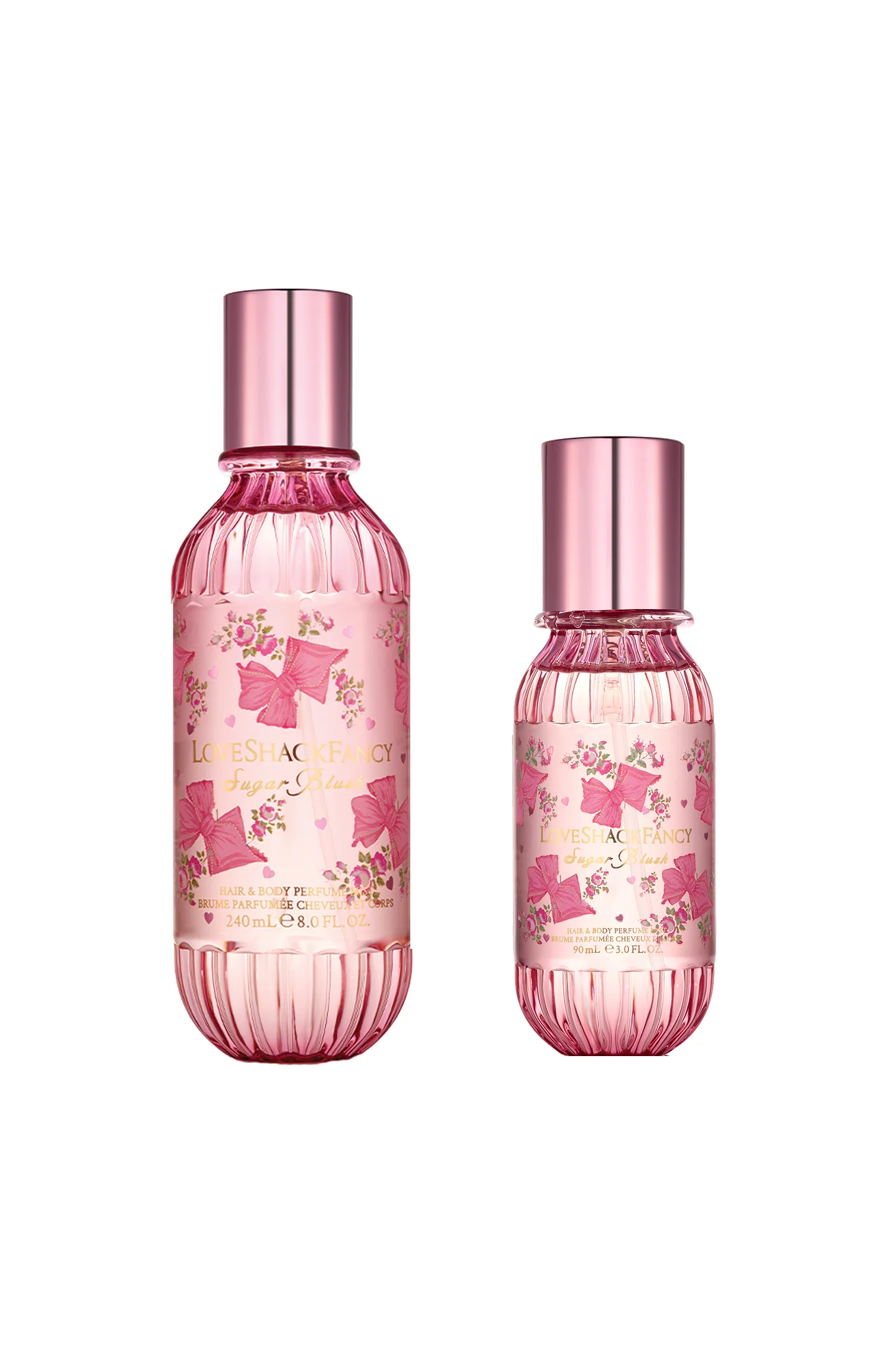 Sugar Blush Full Size & Mini Hair & Body Perfume Mist Bundle