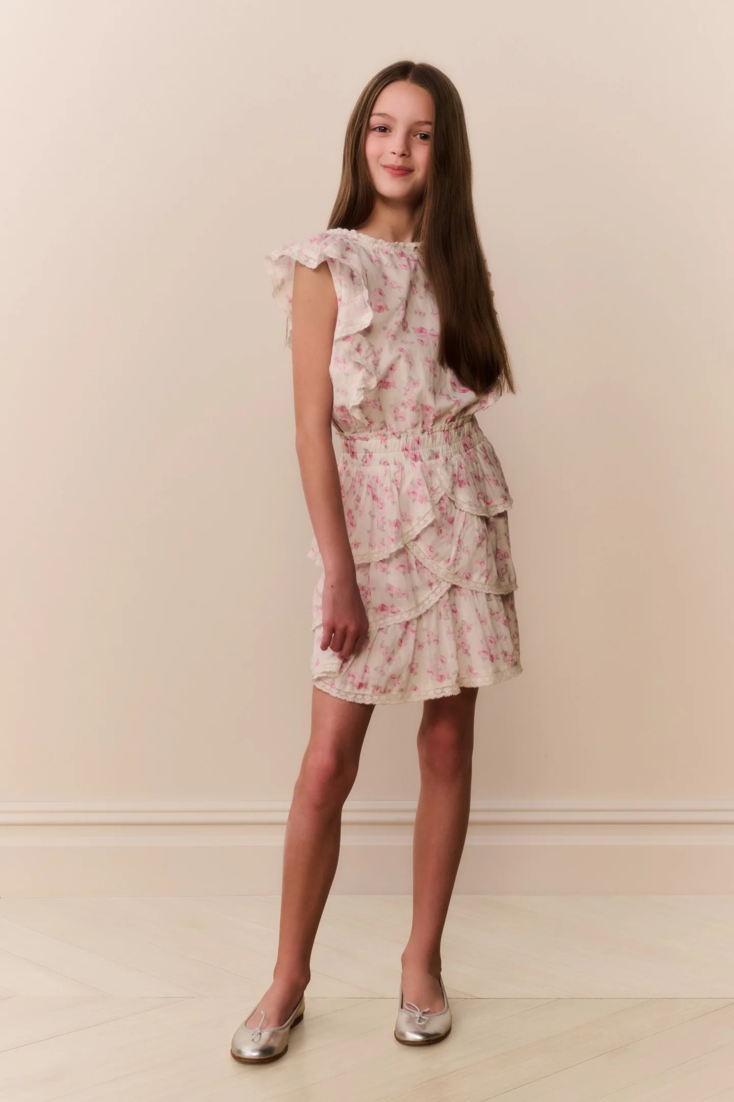 Tween Blooming Floral Decker Dress