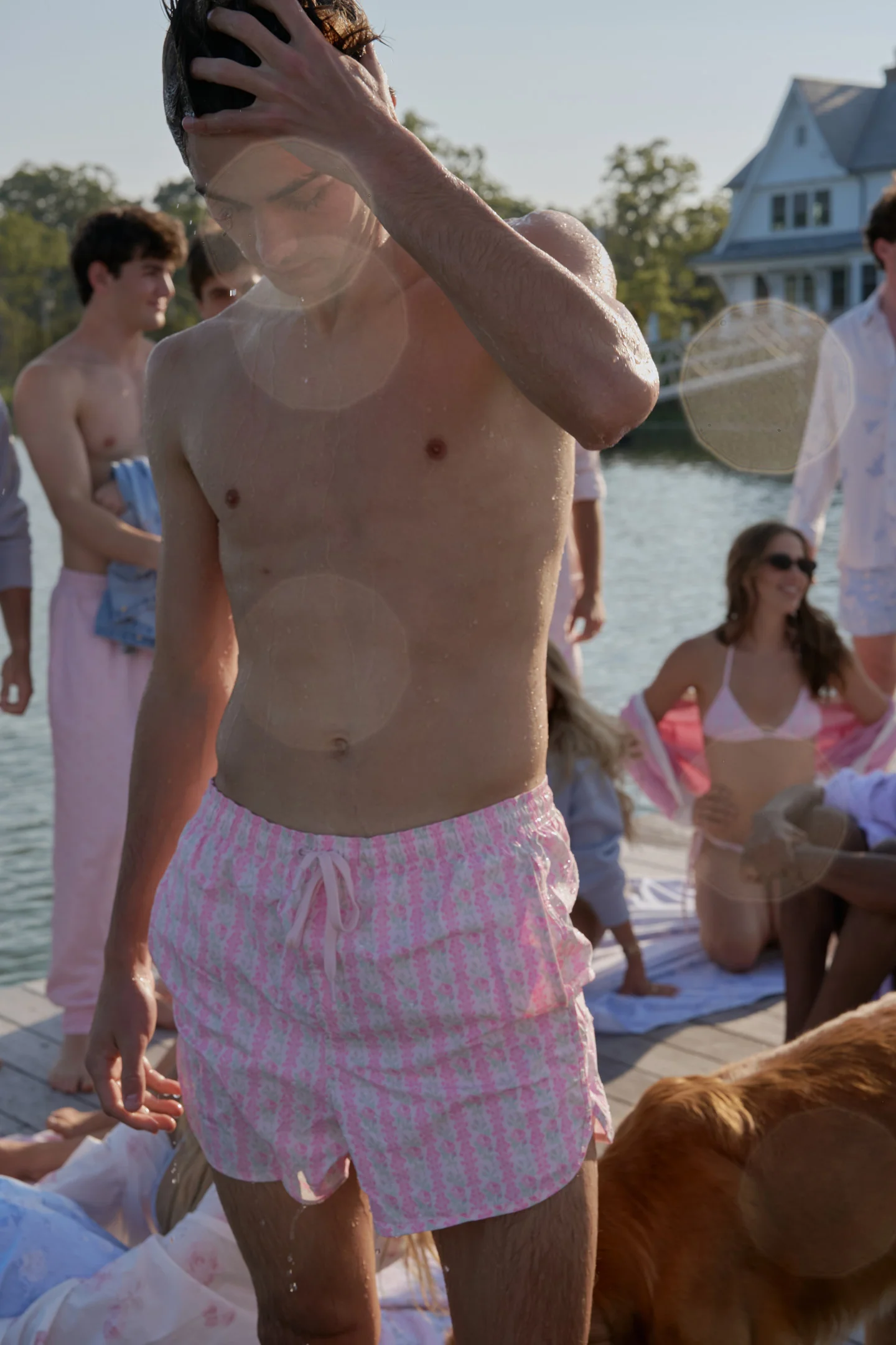 MR FANCY Kai Heirloom Print Swim Shorts